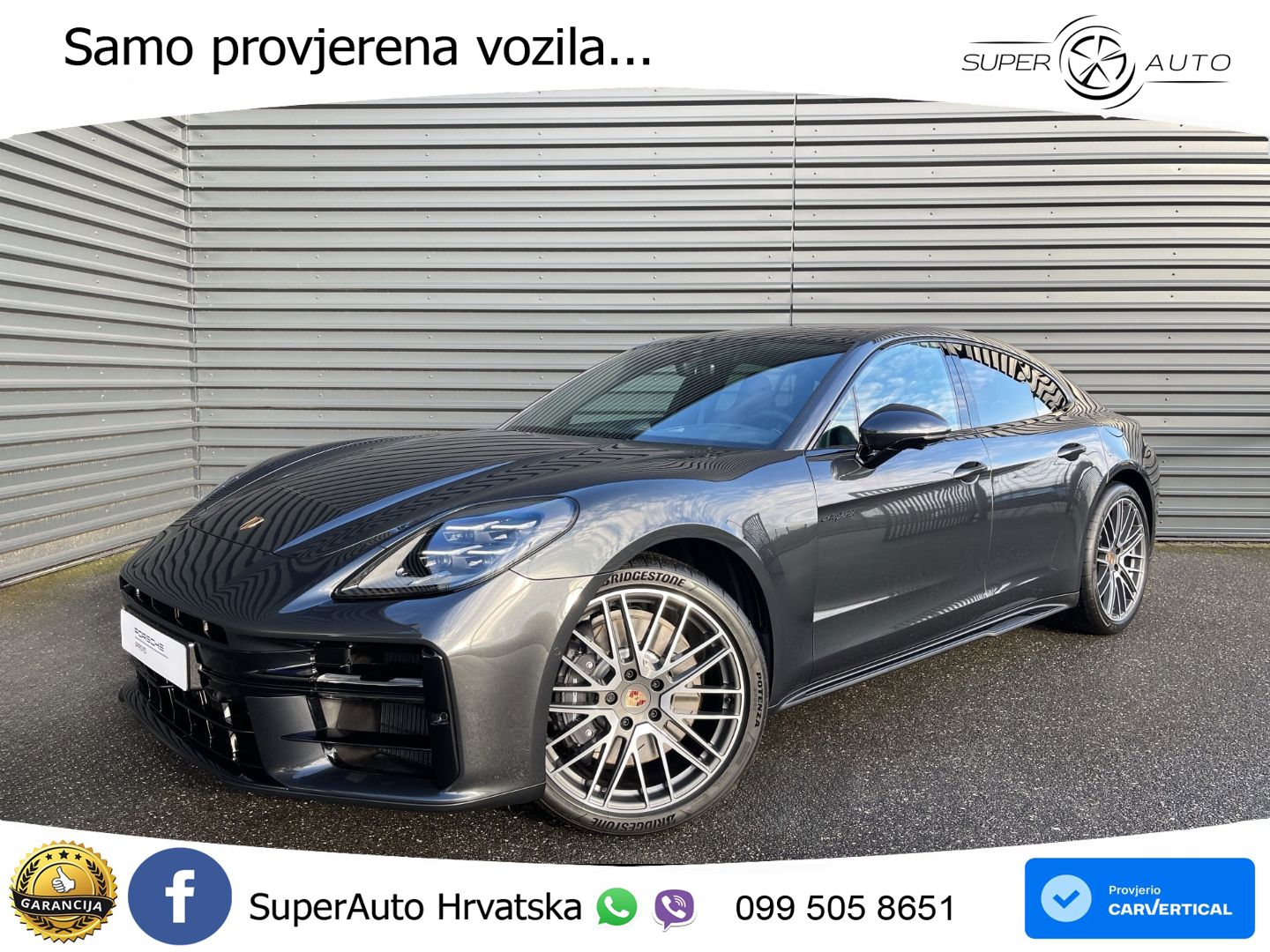 Porsche Panamera 4 2.9 V6 (470 KS) E-Hybrid PDK ZRAČNI+ACC+GR SJED+KAM+PANO