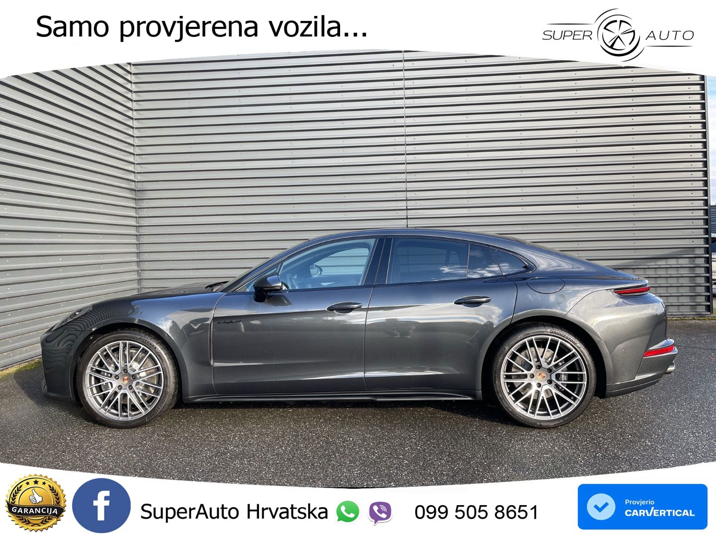 Porsche Panamera 4 2.9 V6 (470 KS) E-Hybrid PDK ZRAČNI+ACC+GR SJED+KAM+PANO