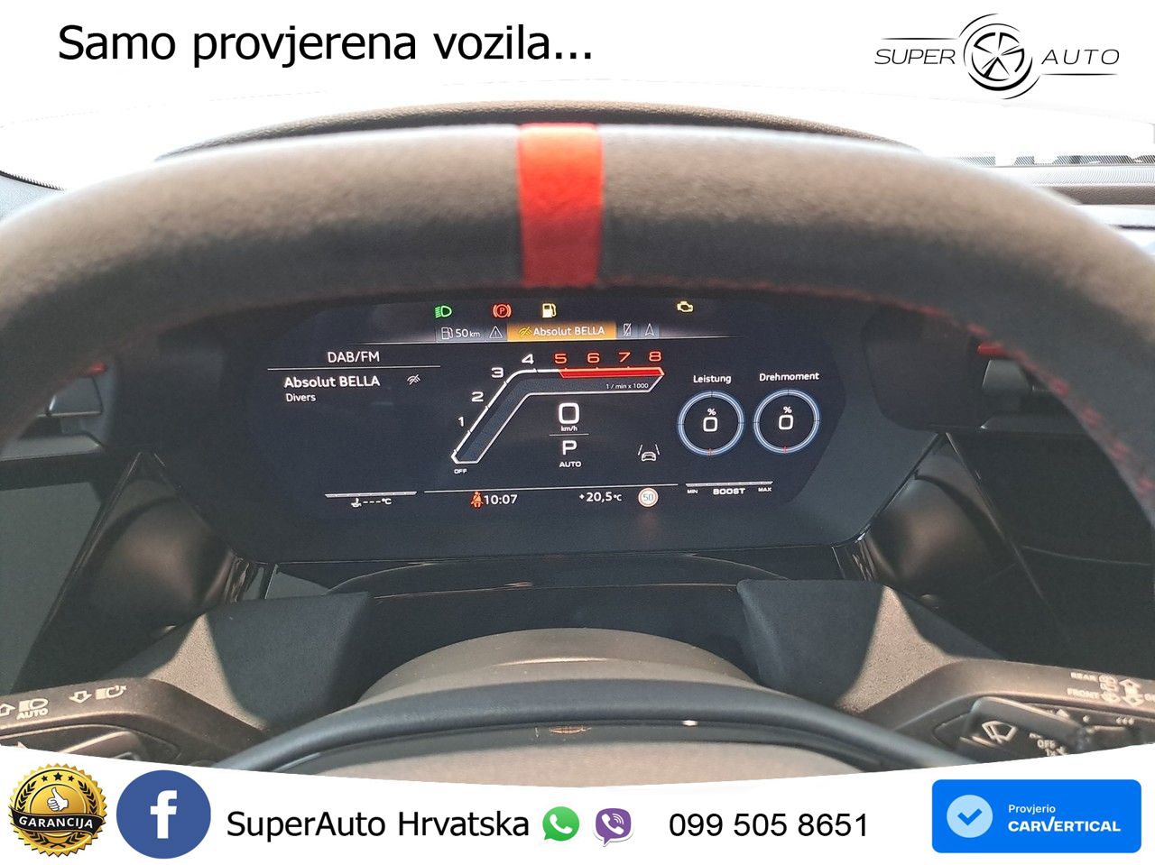 Audi RS3 Sedan 2.5 TFSI (400 KS) quattro S tronic LED+GR SJED+ACC