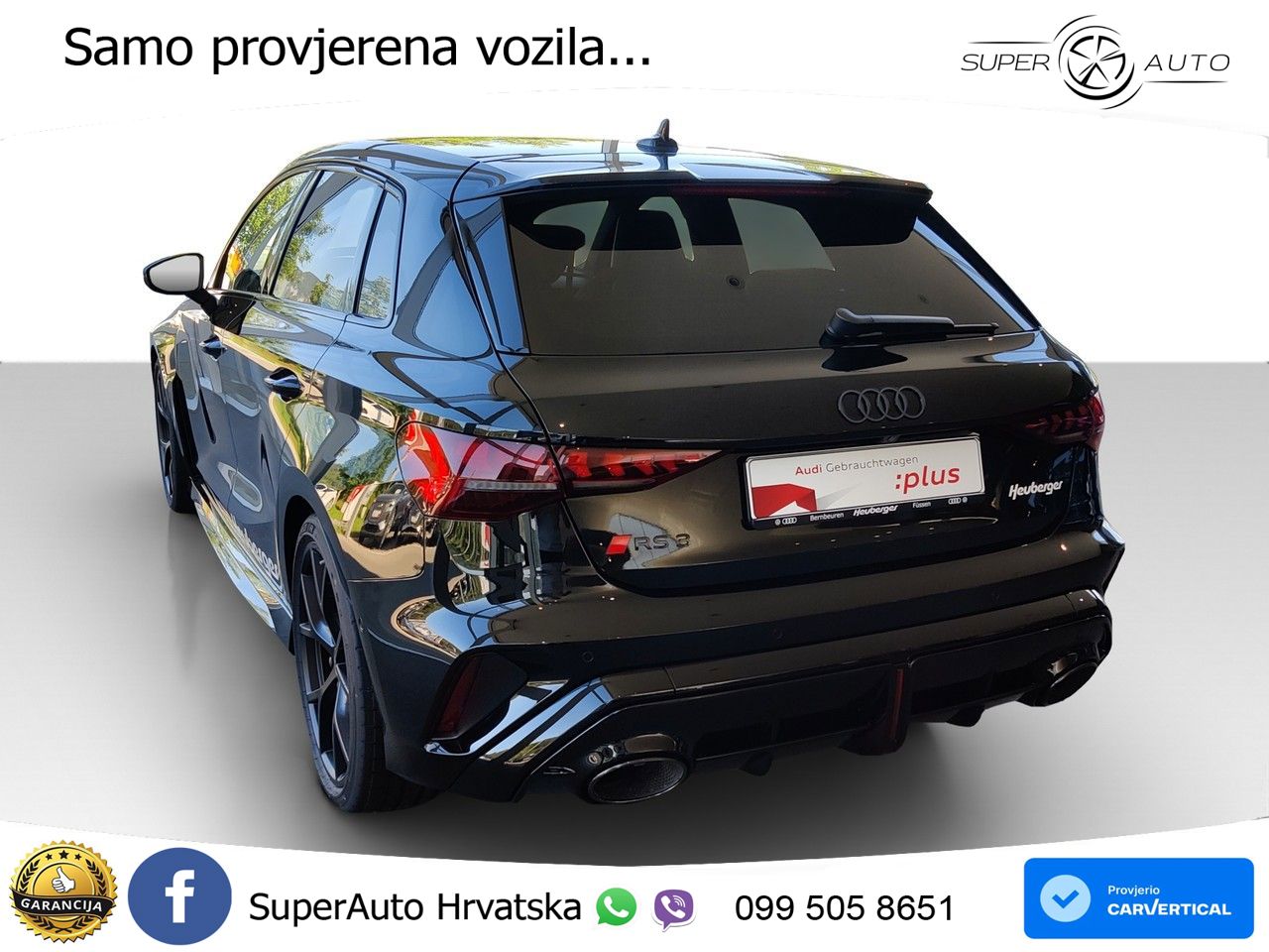 Audi RS3 Sedan 2.5 TFSI (400 KS) quattro S tronic LED+GR SJED+ACC