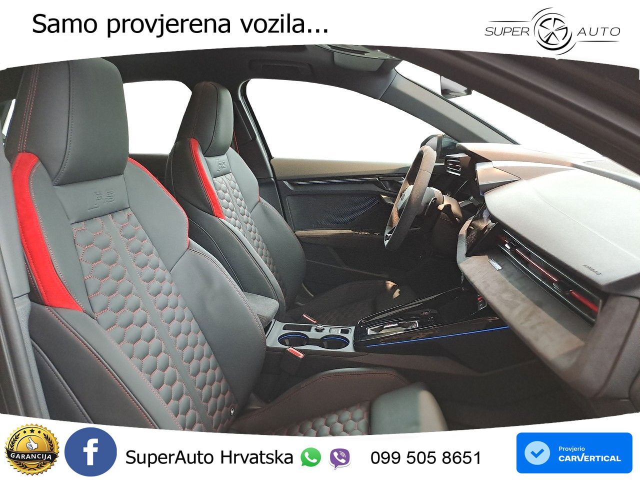 Audi RS3 Sedan 2.5 TFSI (400 KS) quattro S tronic LED+GR SJED+ACC