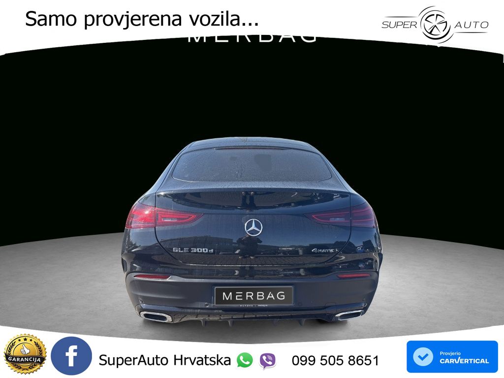 Mercedes GLE Coupe 300d (269 ks) EQ Boost 4MATIC 9G-TRONIC LED+GR SJED+ACC