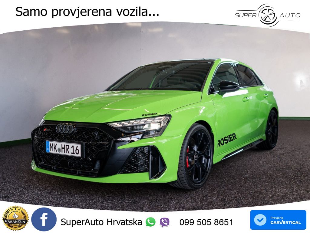 Audi RS3 Sedan 2.5 TFSI (400 KS) quattro S tronic LED+GR SJED+ACC