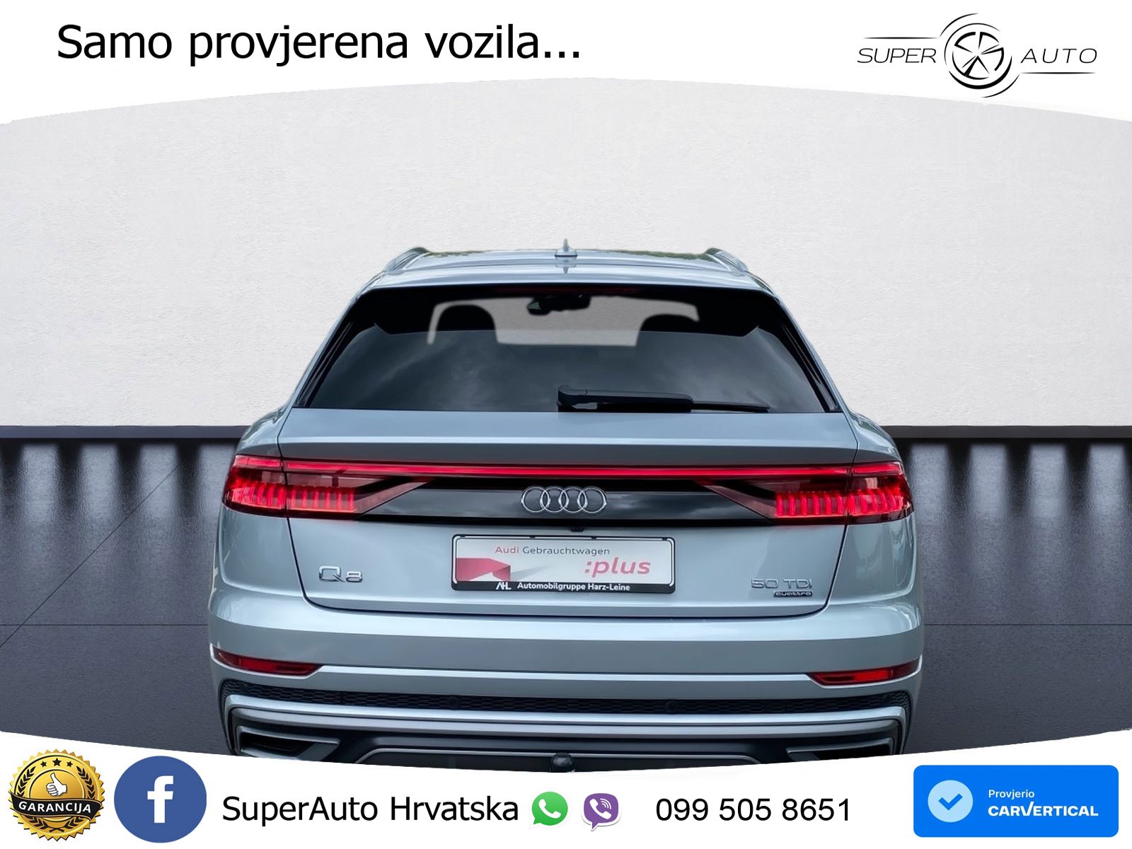 Audi Q8 50 TDI V6 (286 KS) quattro Tiptronic