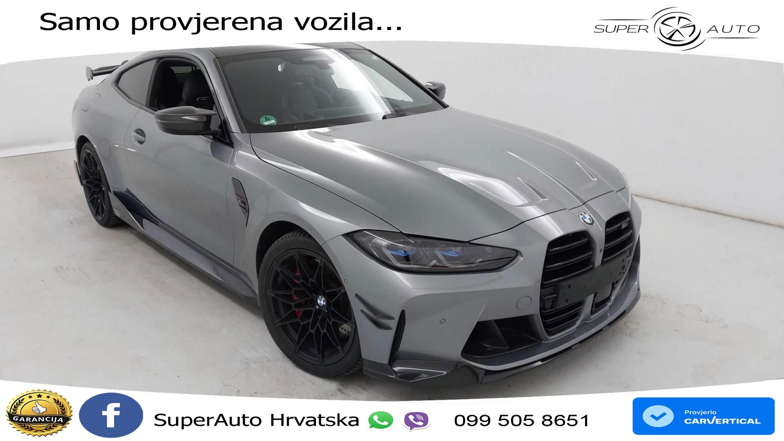 BMW M4 Competition 3.0 (510 KS) xDrive Steptronic LED+GR SJED+ACC