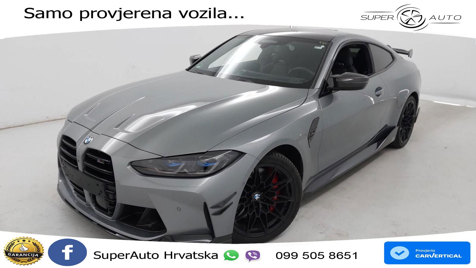 BMW M4 Competition 3.0 (510 KS) xDrive Steptronic LED+GR SJED+ACC