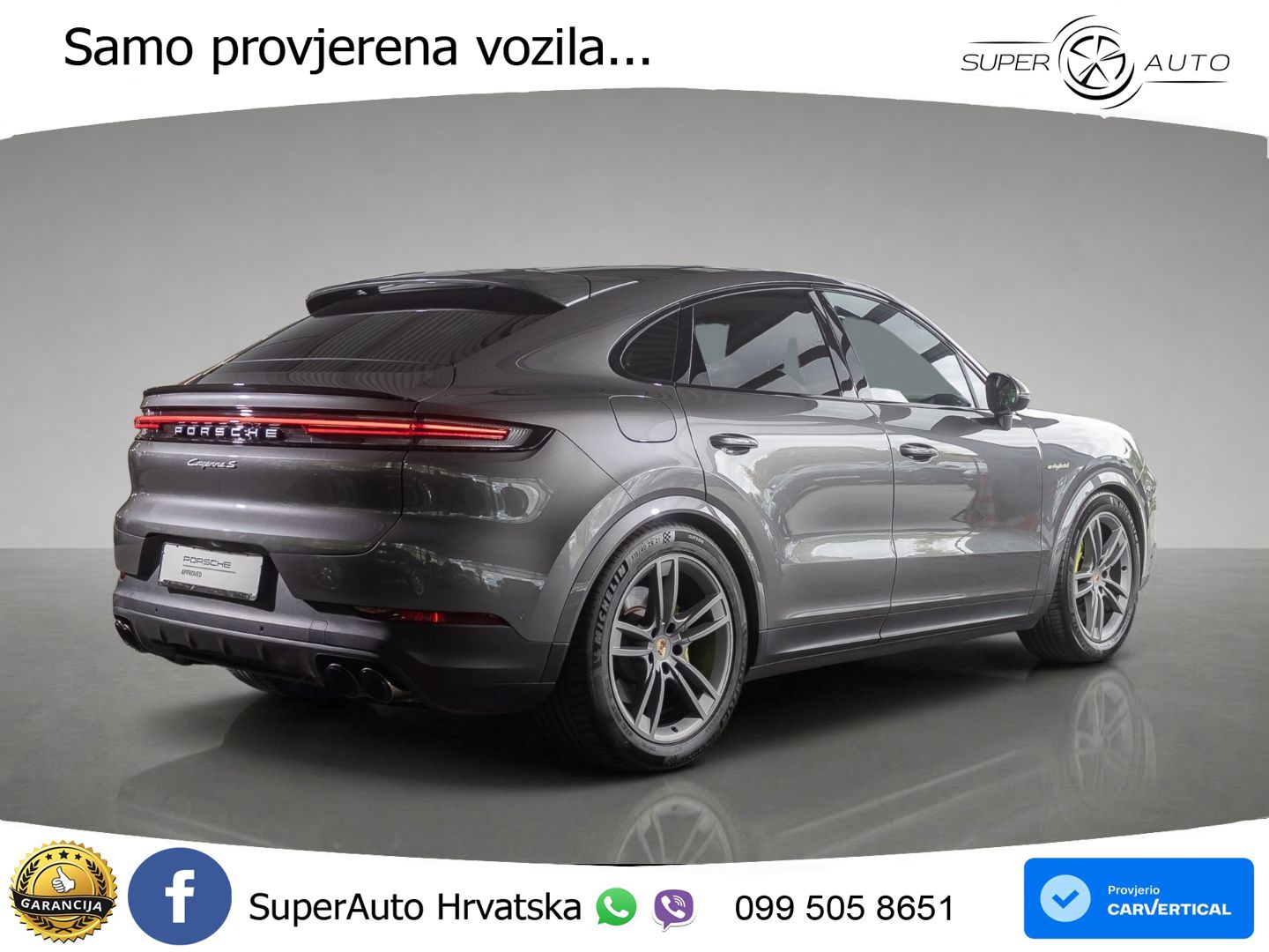 Porsche Cayenne Coupe S 3.0 V6 (519 KS) E-Hybrid Tiptronic S