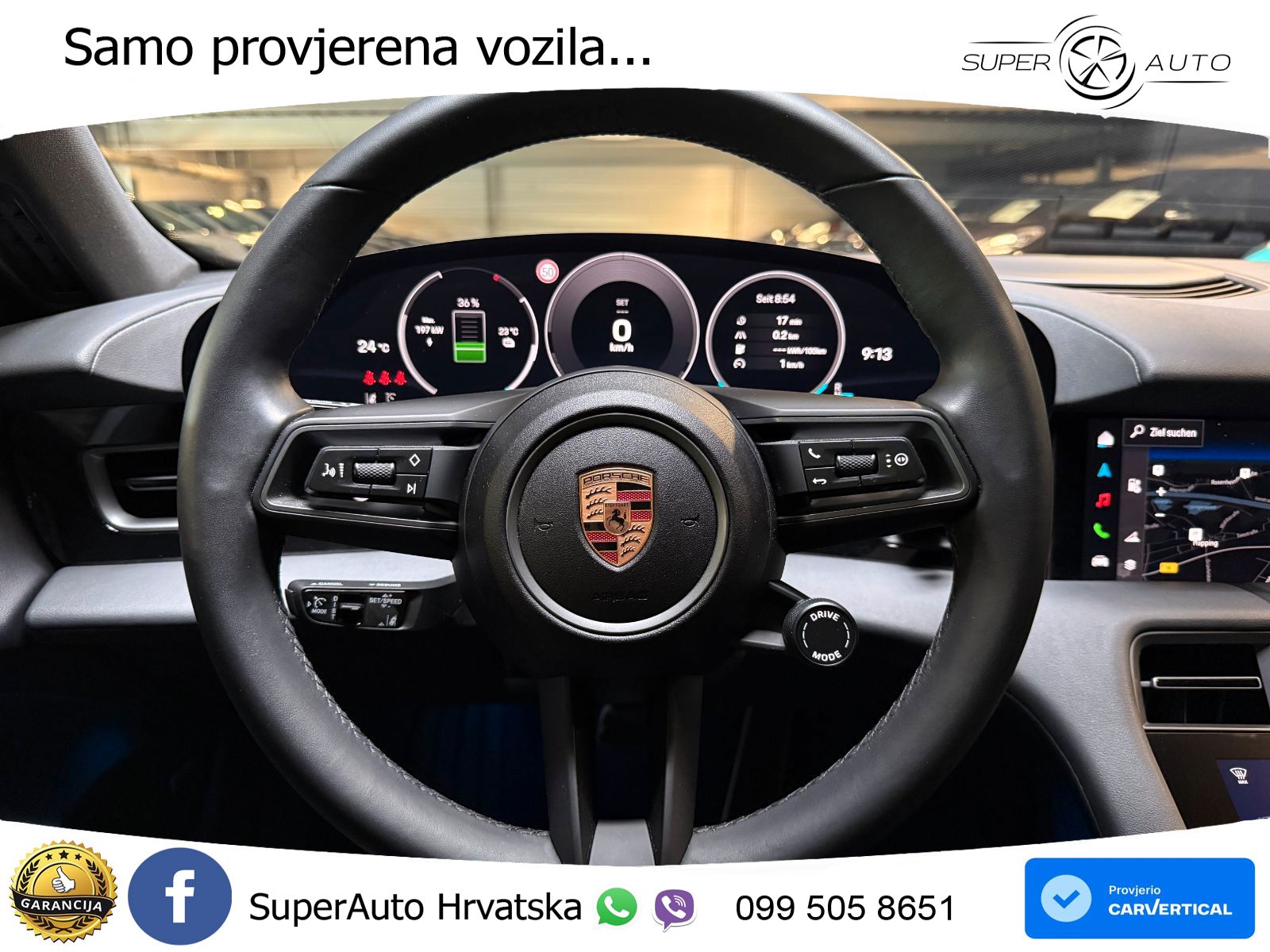 Porsche Taycan Sport Turismo GTS Performance Plus 93.4 kWh (598 KS)