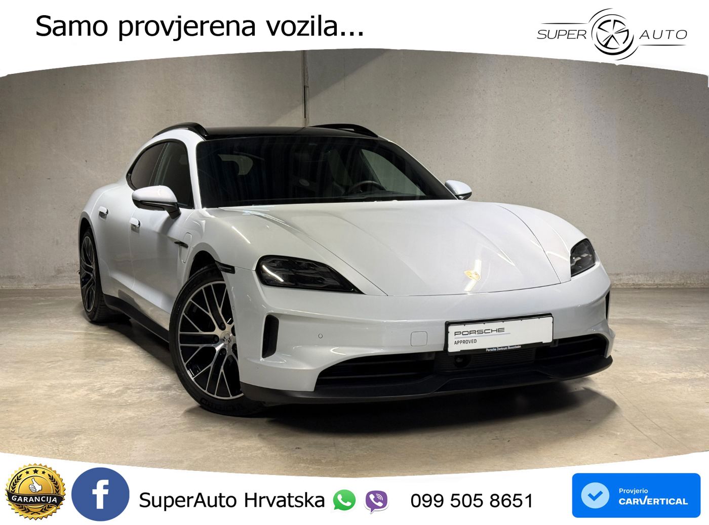 Porsche Taycan Sport Turismo GTS Performance Plus 93.4 kWh (598 KS)