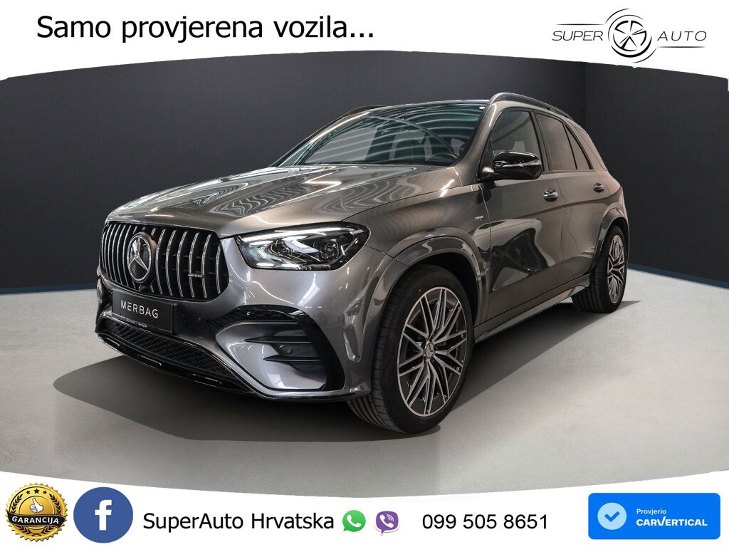 Mercedes AMG GLE 53 (435 KS) EQ Boost 4MATIC+ AMG SPEEDSHIFT TCT 9G LED+GR SJED+ACC