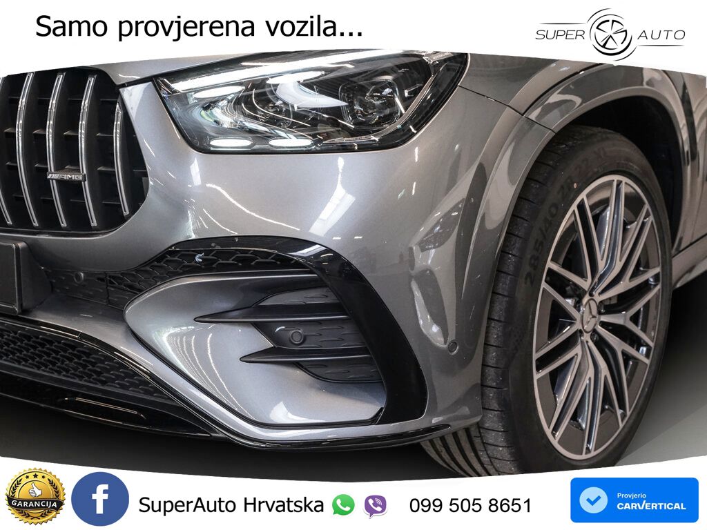 Mercedes AMG GLE 53 (435 KS) EQ Boost 4MATIC+ AMG SPEEDSHIFT TCT 9G LED+GR SJED+ACC