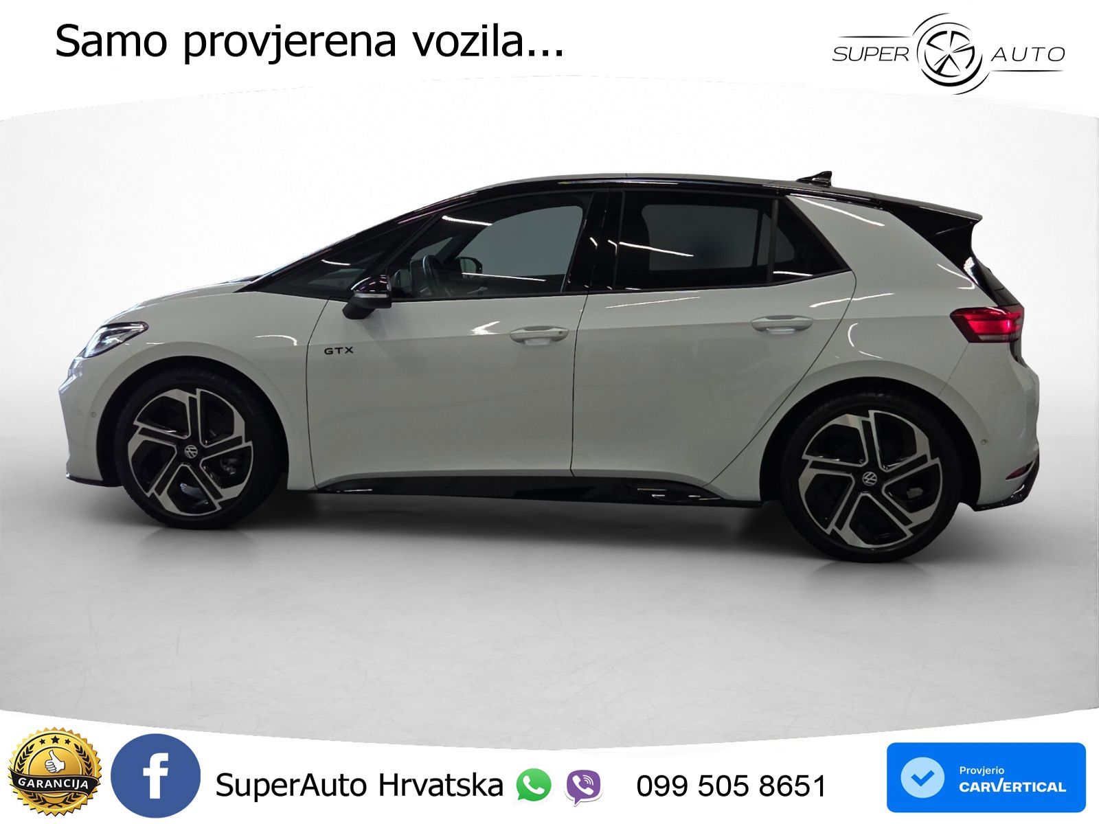 Volkswagen ID.3 GTX 84 kWh (286 KS) LED+GR SJED+ACC