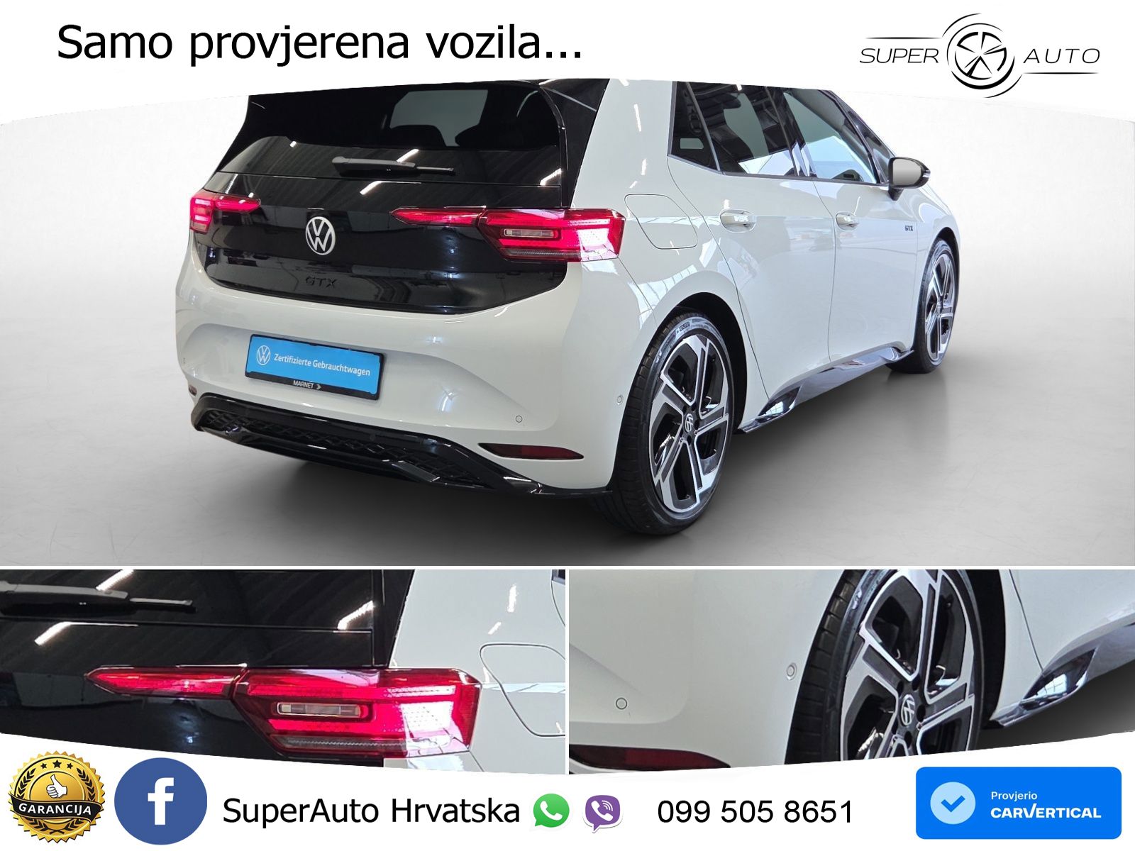 Volkswagen ID.3 GTX 84 kWh (286 KS) LED+GR SJED+ACC