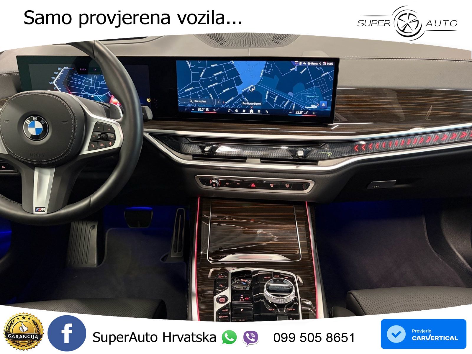 BMW X7 40d (352 KS) xDrive Steptronic M Sport LED+GR SJED+ACC