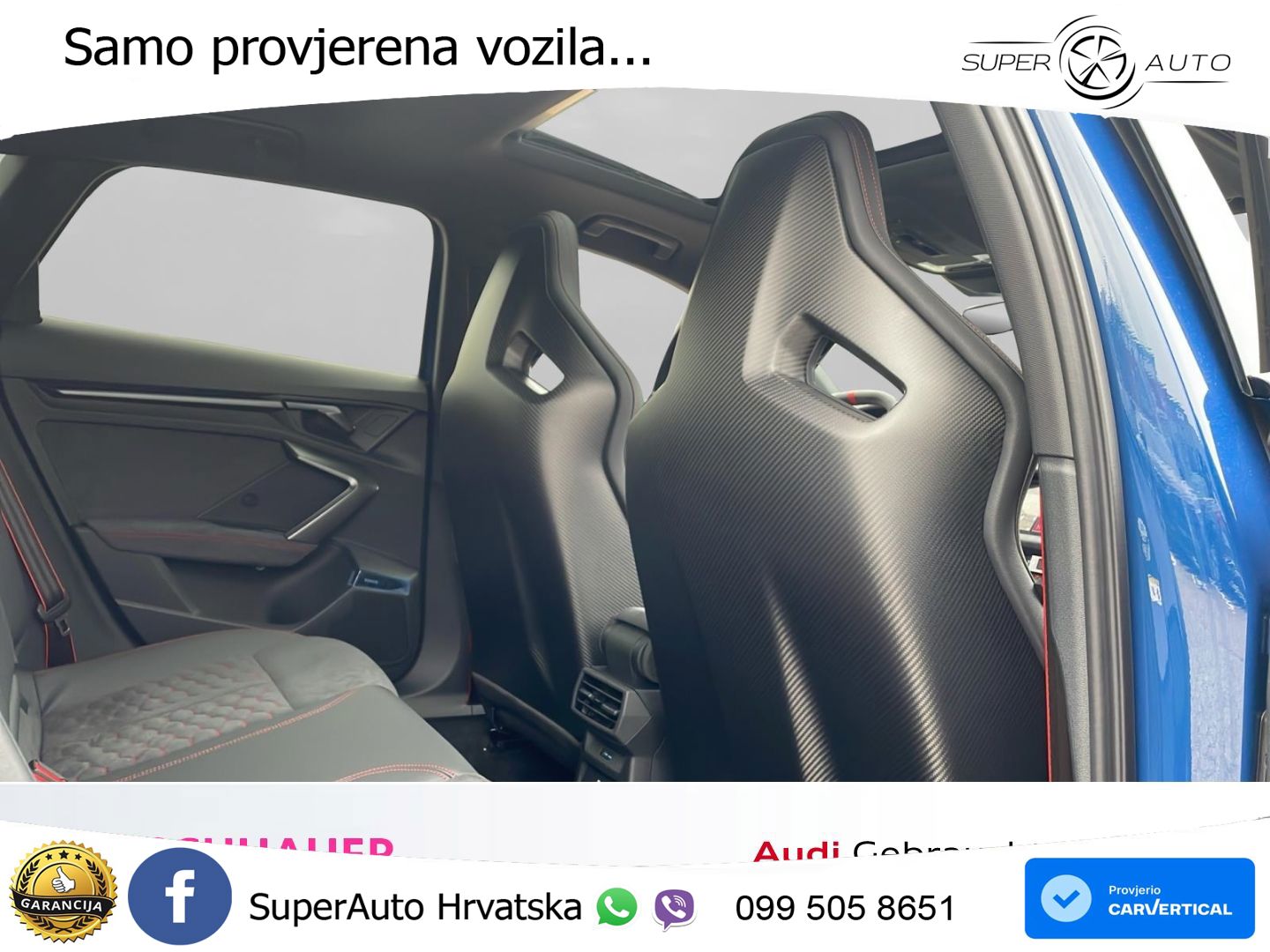 Audi RS3 Sportback 2.5 TFSI (400 KS) quattro S tronic LED+GR SJED+ACC