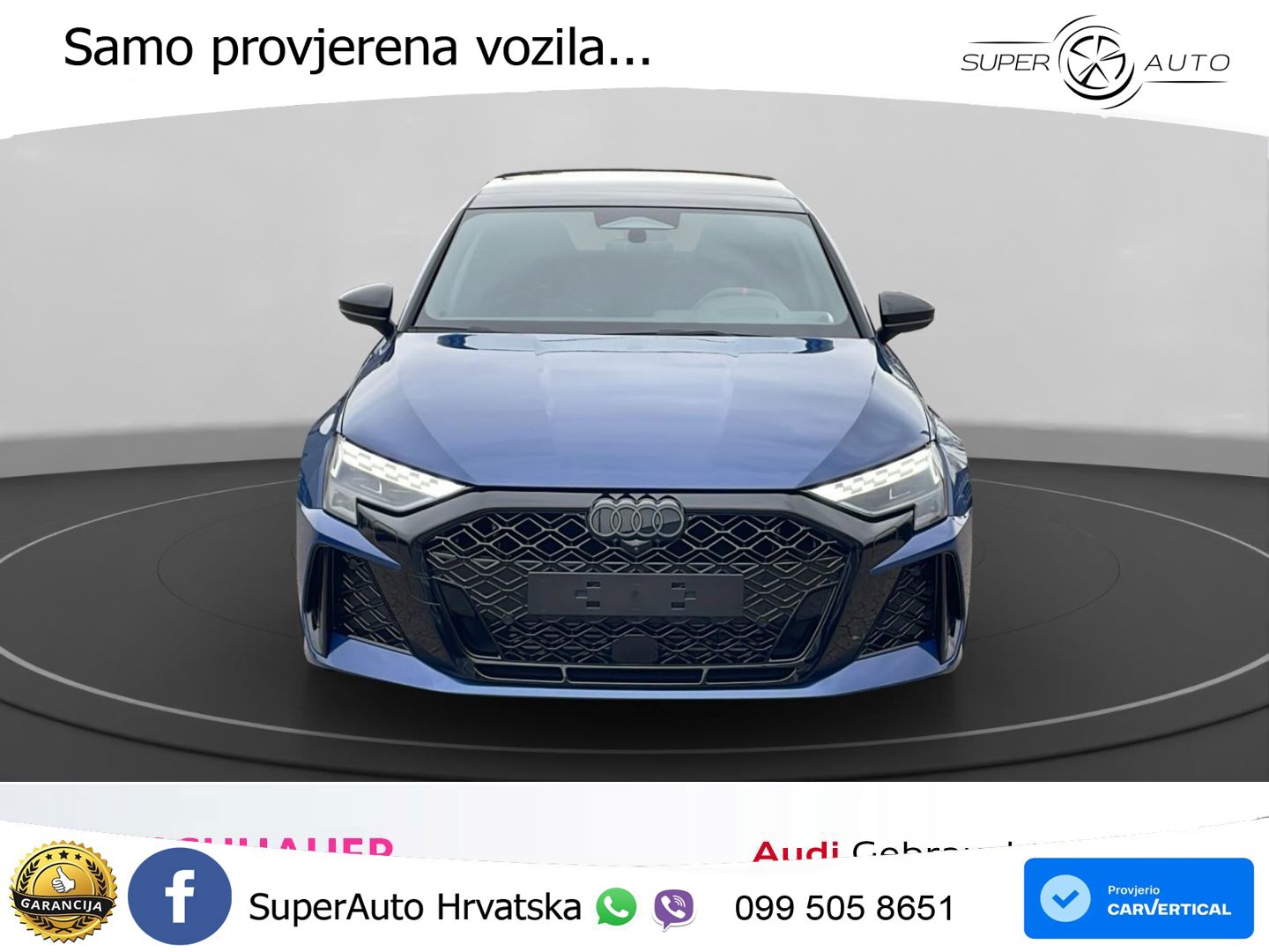 Audi RS3 Sportback 2.5 TFSI (400 KS) quattro S tronic LED+GR SJED+ACC