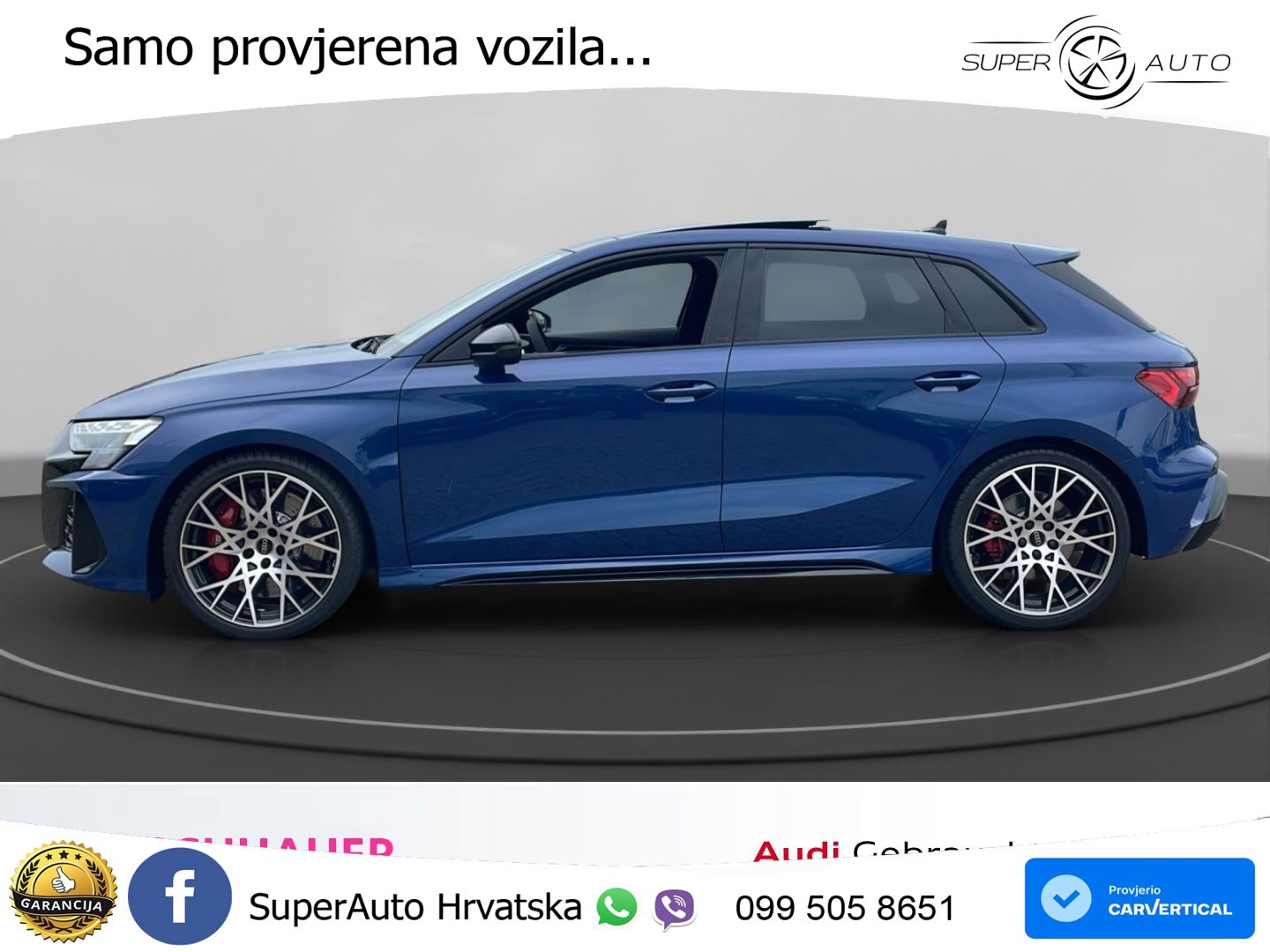 Audi RS3 Sportback 2.5 TFSI (400 KS) quattro S tronic LED+GR SJED+ACC