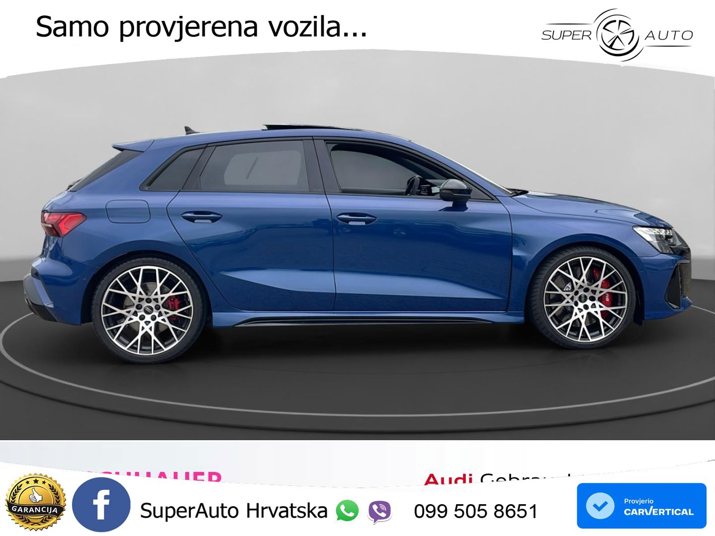Audi RS3 Sportback 2.5 TFSI (400 KS) quattro S tronic LED+GR SJED+ACC