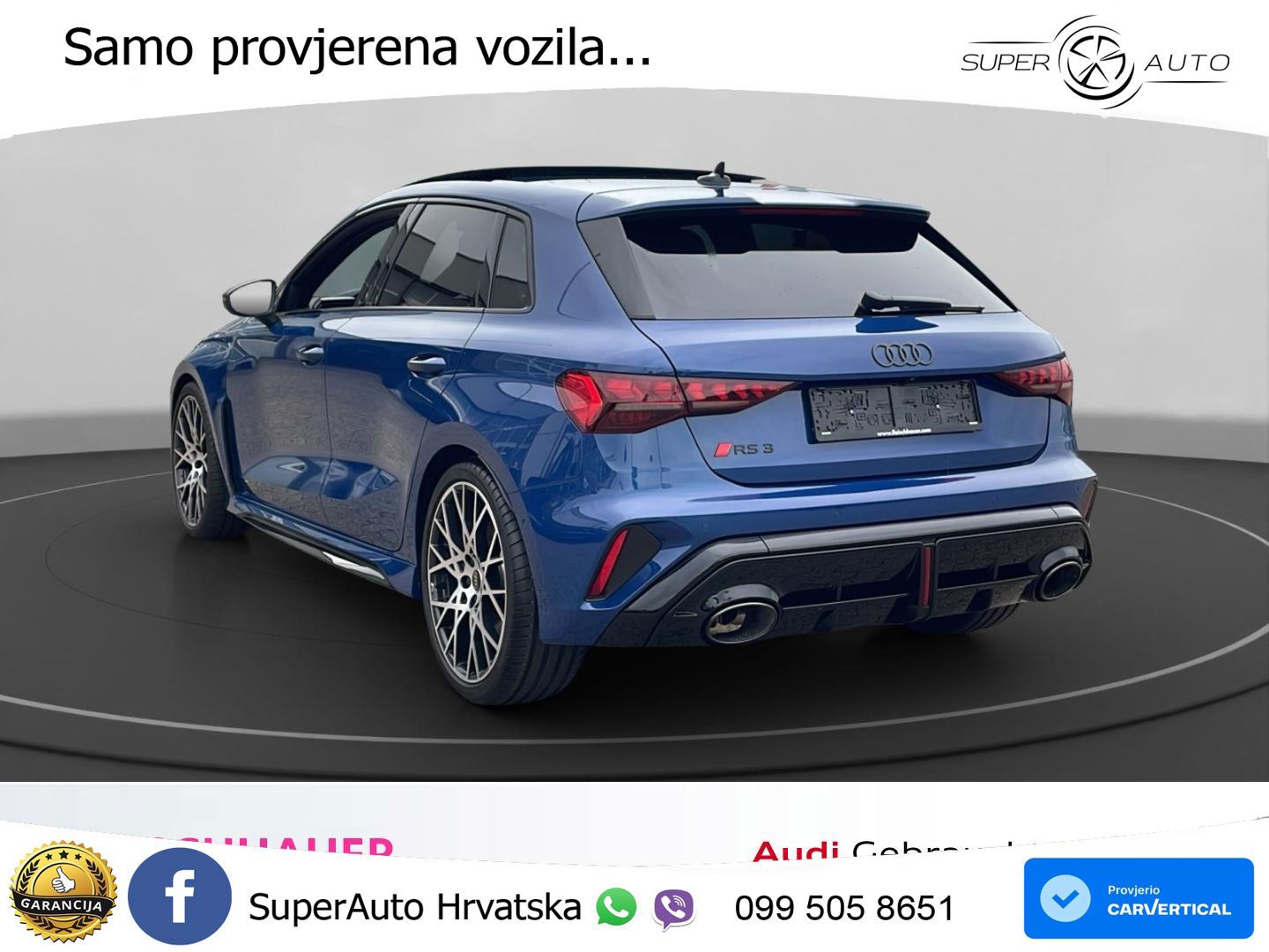 Audi RS3 Sportback 2.5 TFSI (400 KS) quattro S tronic LED+GR SJED+ACC