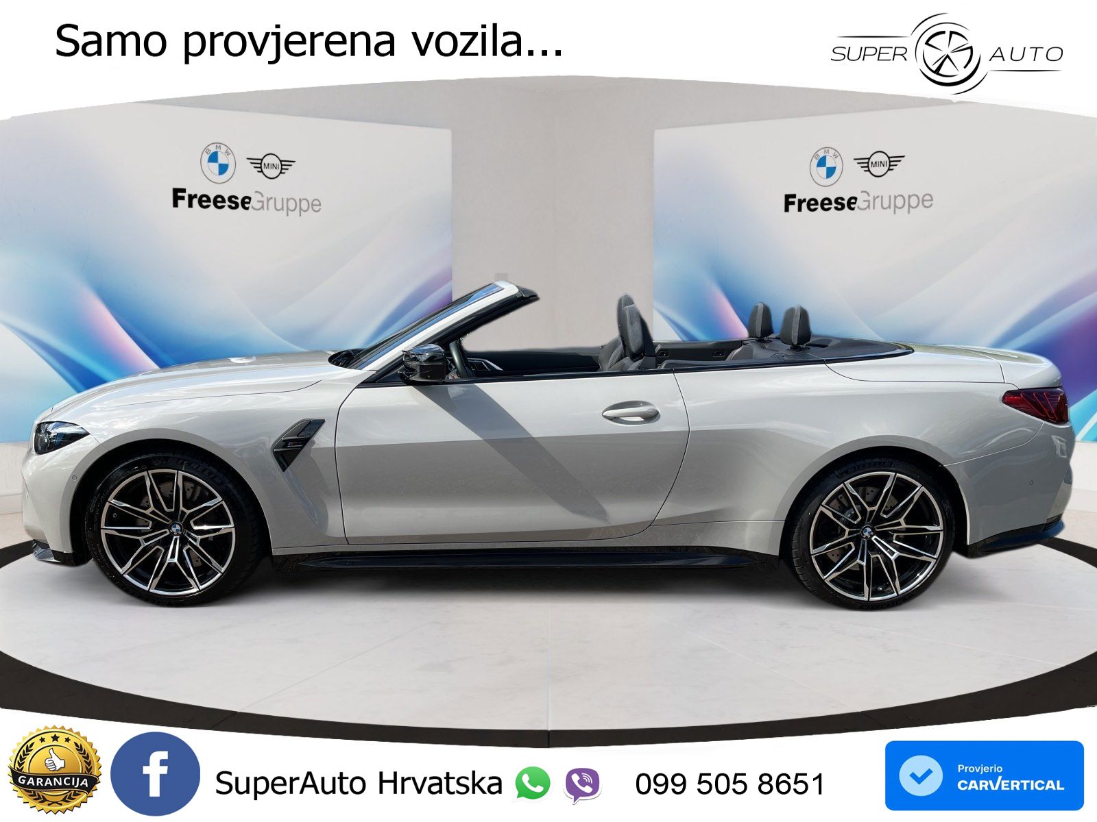 BMW M4 Convertible Competition 3.0 (530 KS) xDrive Steptronic LED+GR SJED+ACC
