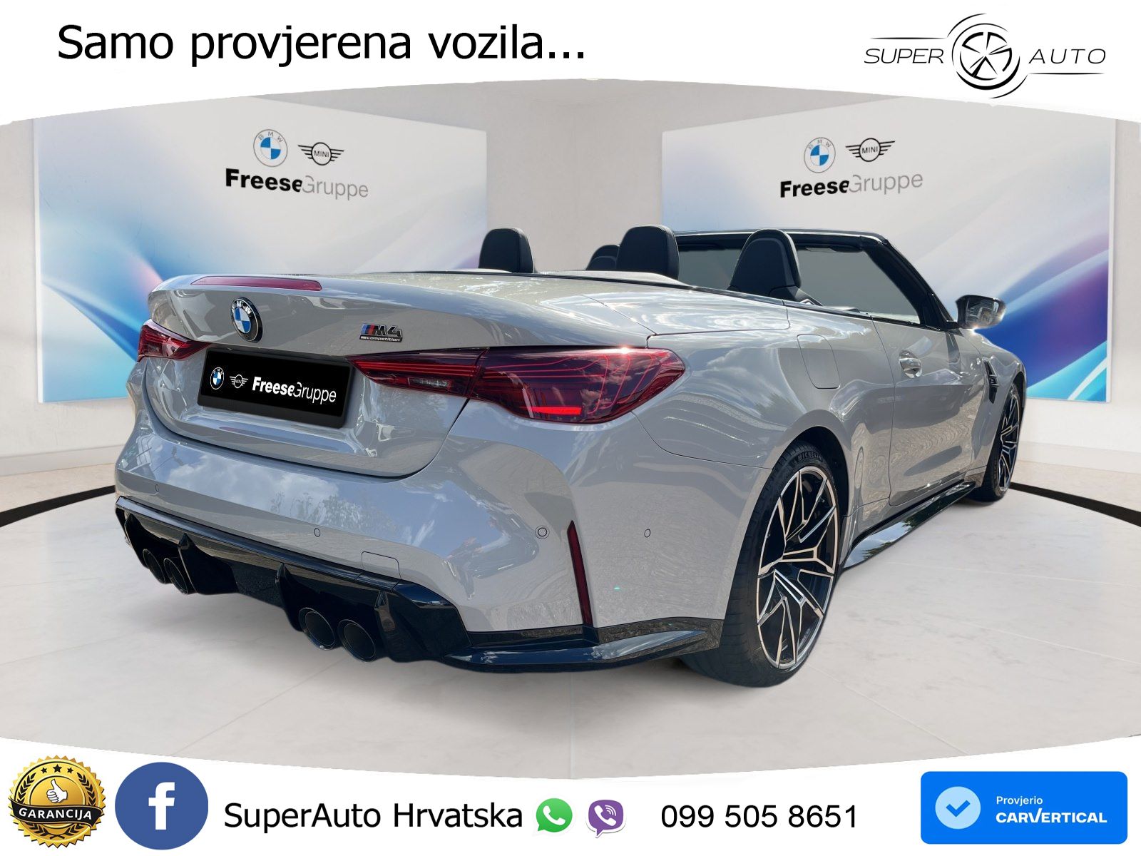 BMW M4 Convertible Competition 3.0 (530 KS) xDrive Steptronic LED+GR SJED+ACC