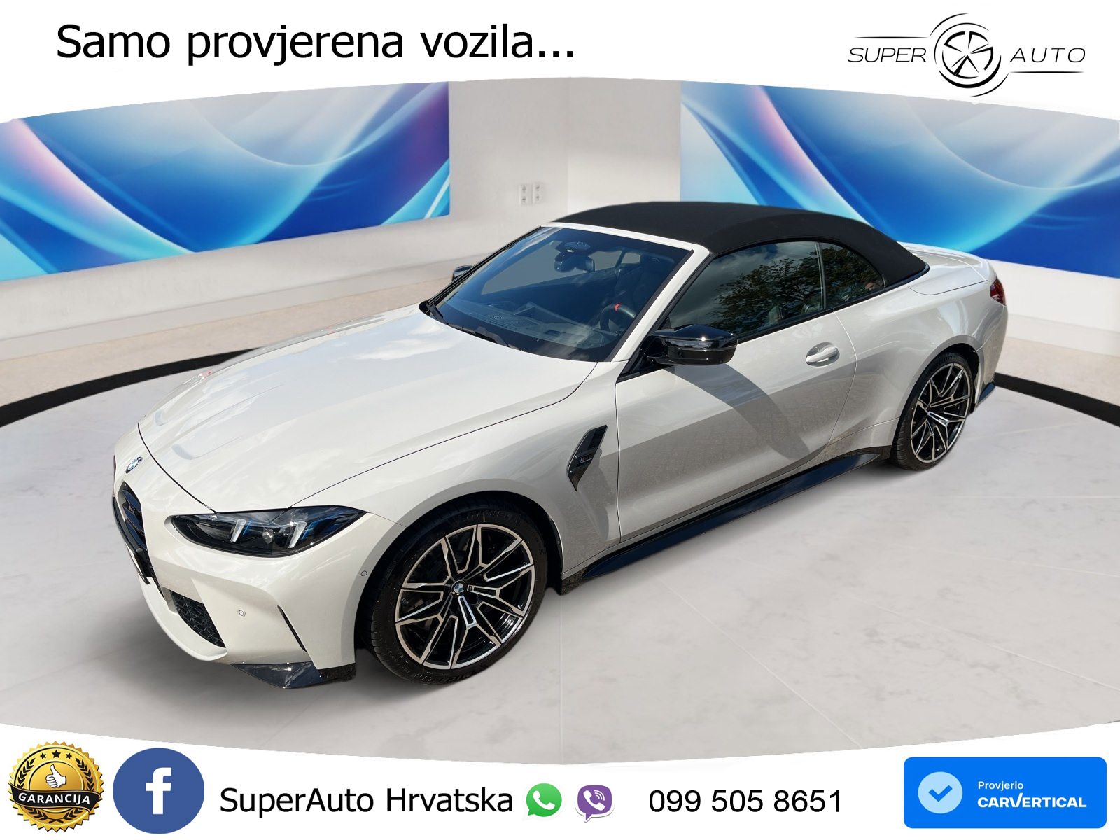 BMW M4 Convertible Competition 3.0 (530 KS) xDrive Steptronic LED+GR SJED+ACC