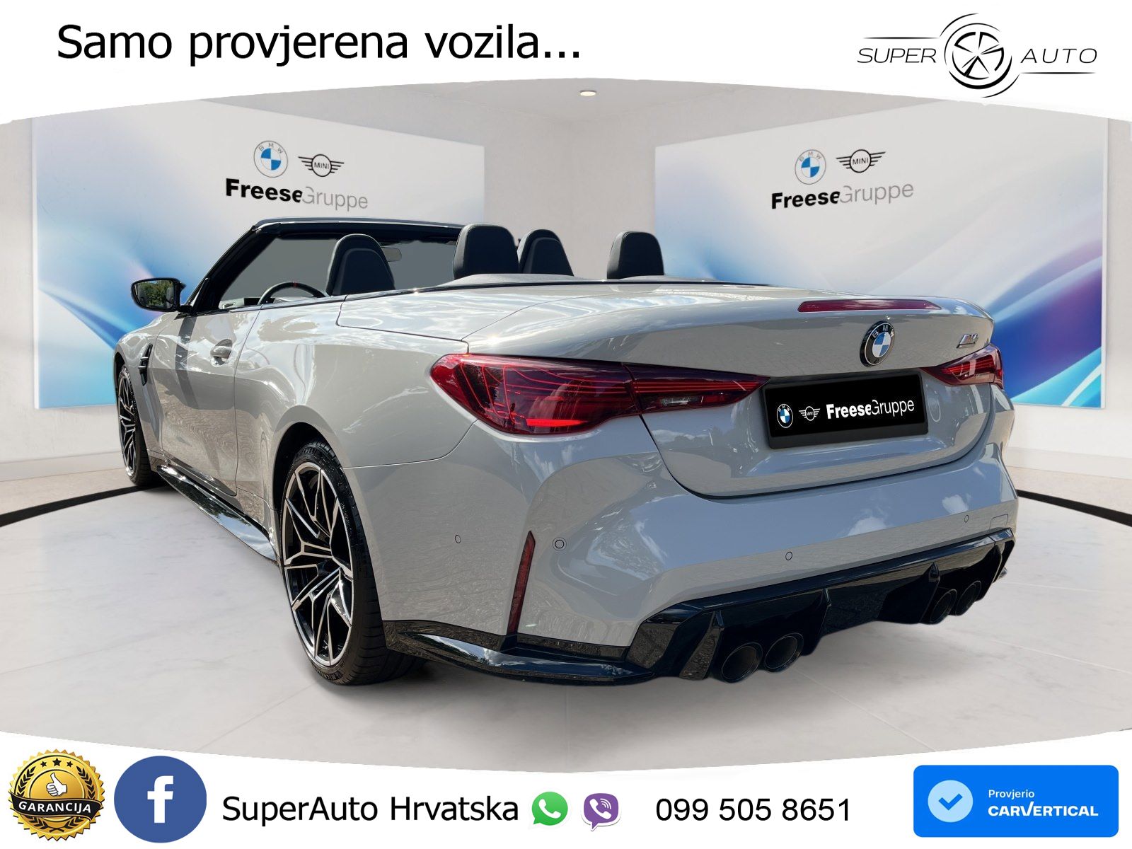 BMW M4 Convertible Competition 3.0 (530 KS) xDrive Steptronic LED+GR SJED+ACC