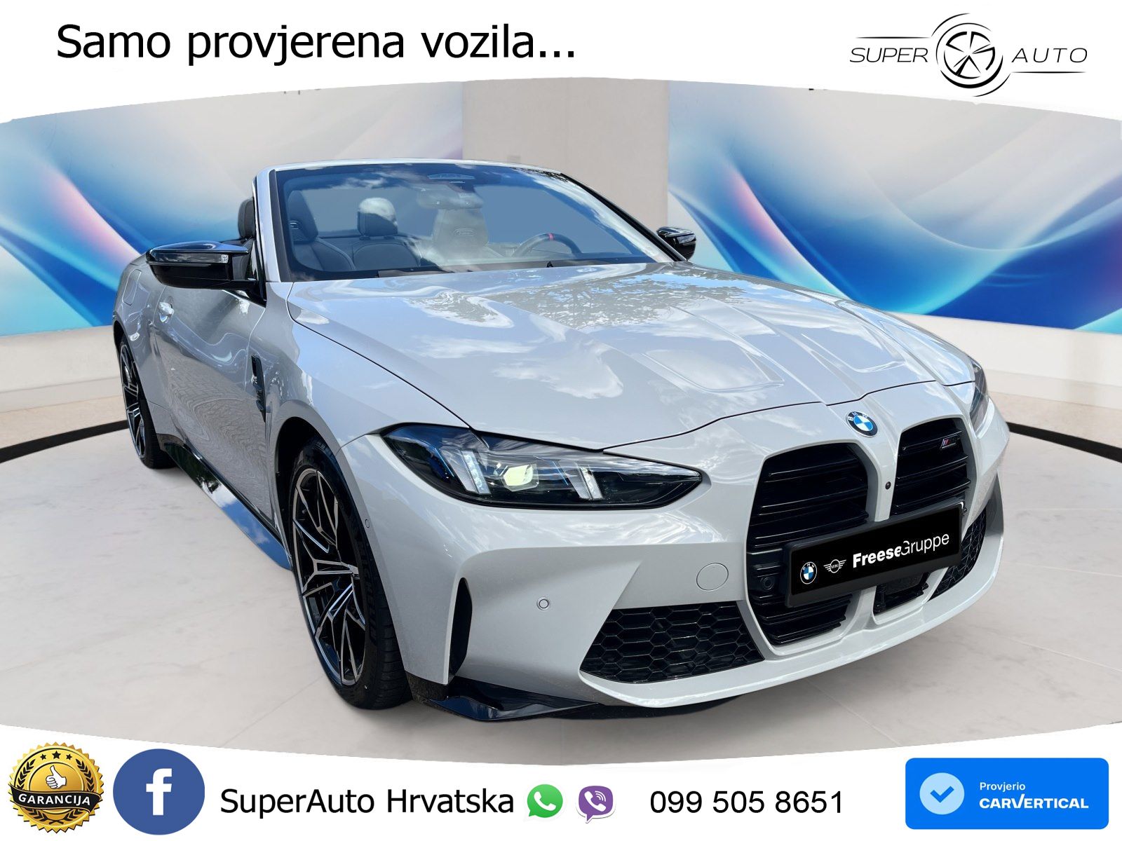 BMW M4 Convertible Competition 3.0 (530 KS) xDrive Steptronic LED+GR SJED+ACC
