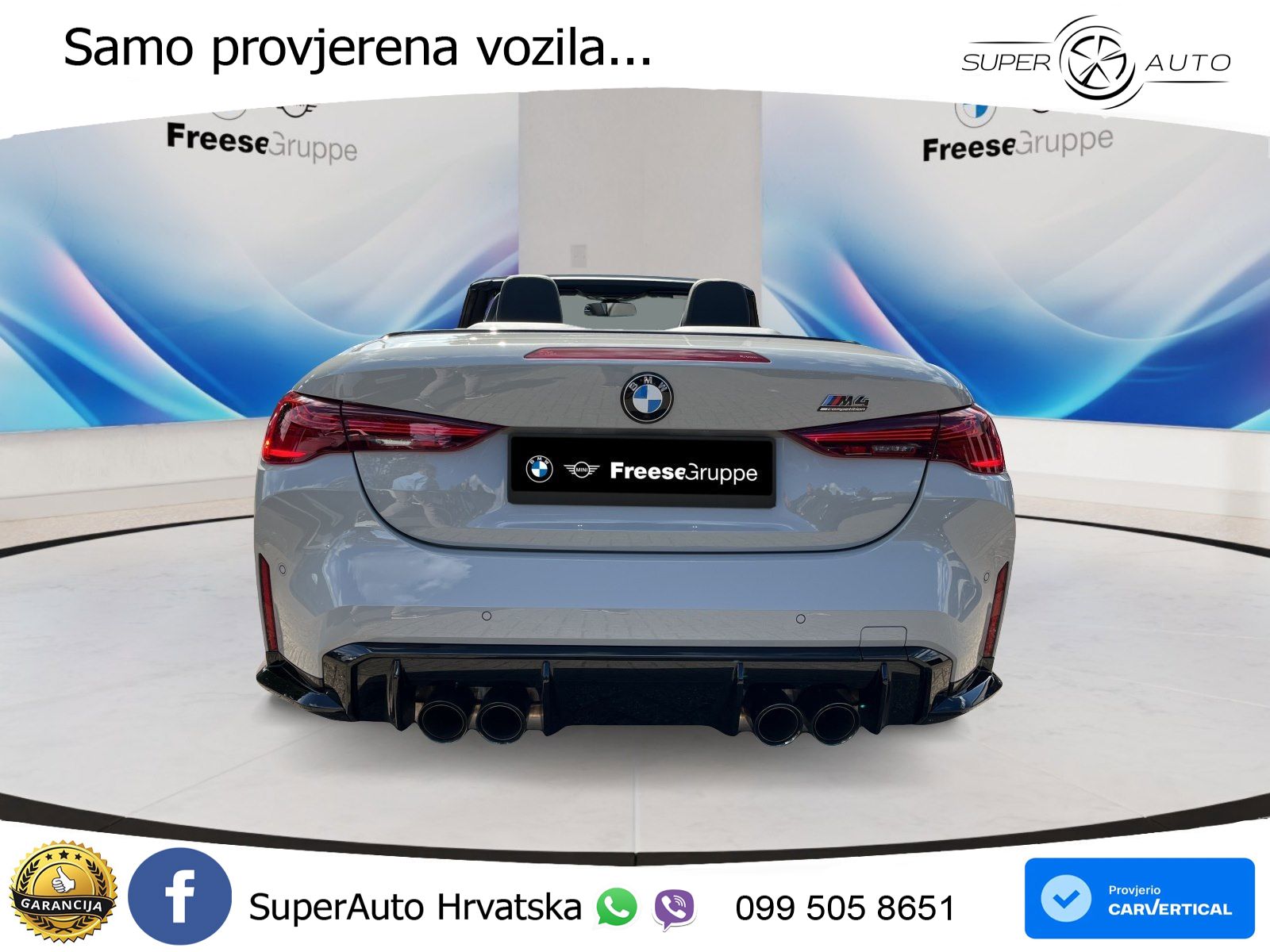 BMW M4 Convertible Competition 3.0 (530 KS) xDrive Steptronic LED+GR SJED+ACC