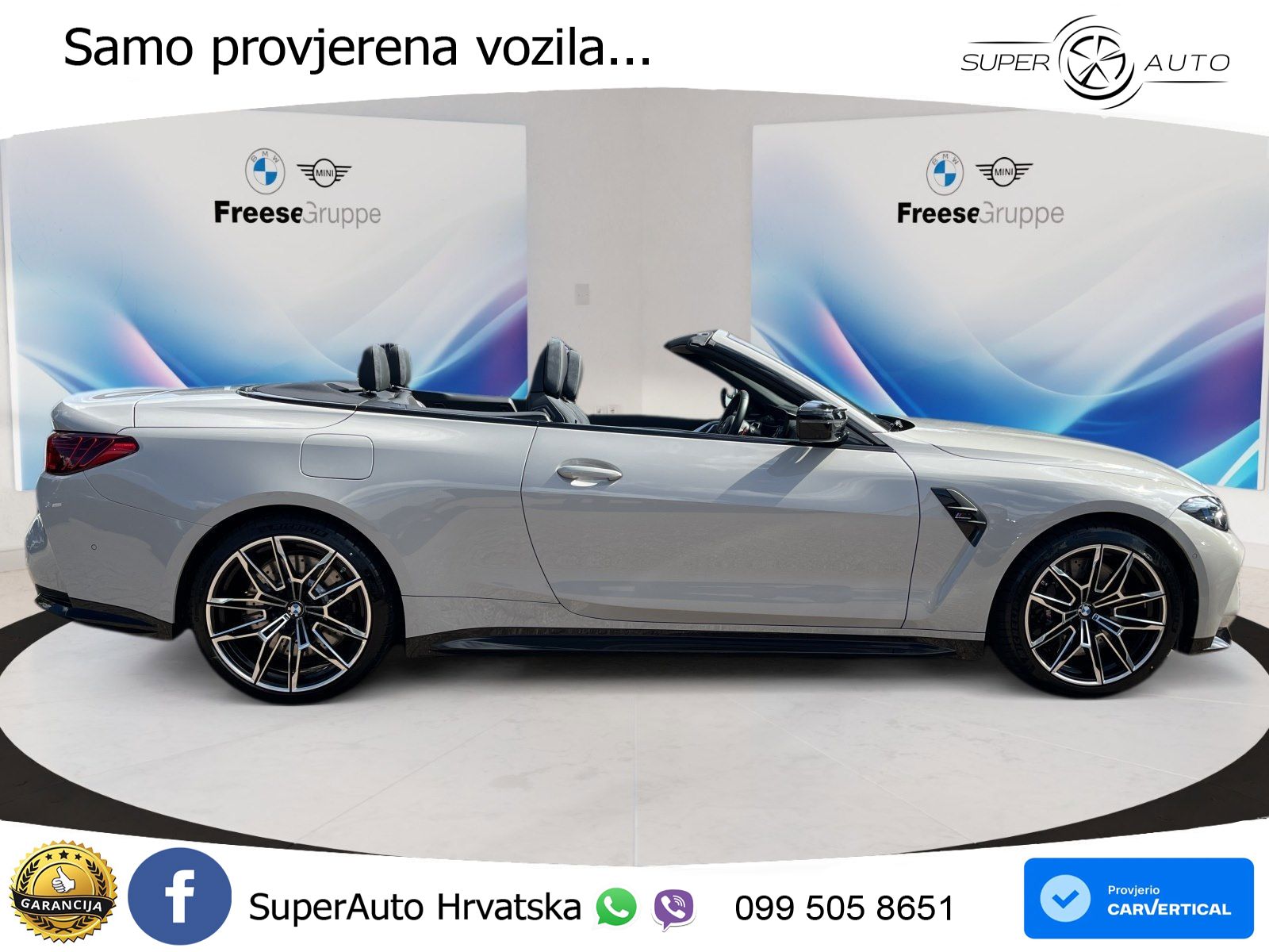 BMW M4 Convertible Competition 3.0 (530 KS) xDrive Steptronic LED+GR SJED+ACC