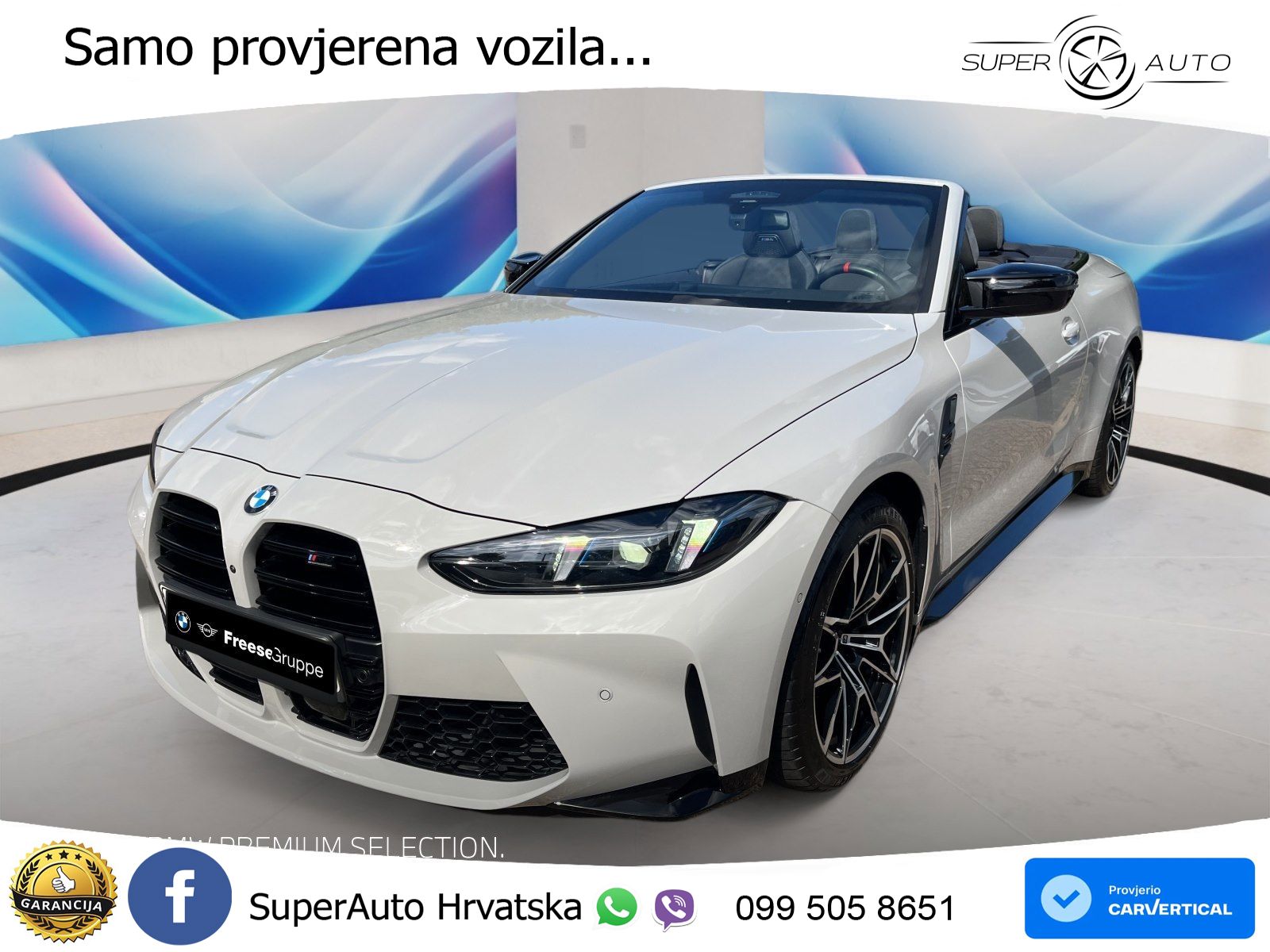 BMW M4 Convertible Competition 3.0 (530 KS) xDrive Steptronic LED+GR SJED+ACC