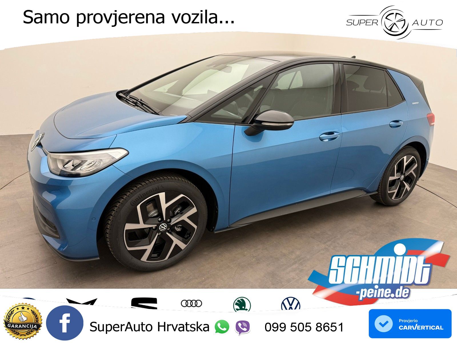 Volkswagen ID.3 Pro 62 kWh (204 KS)