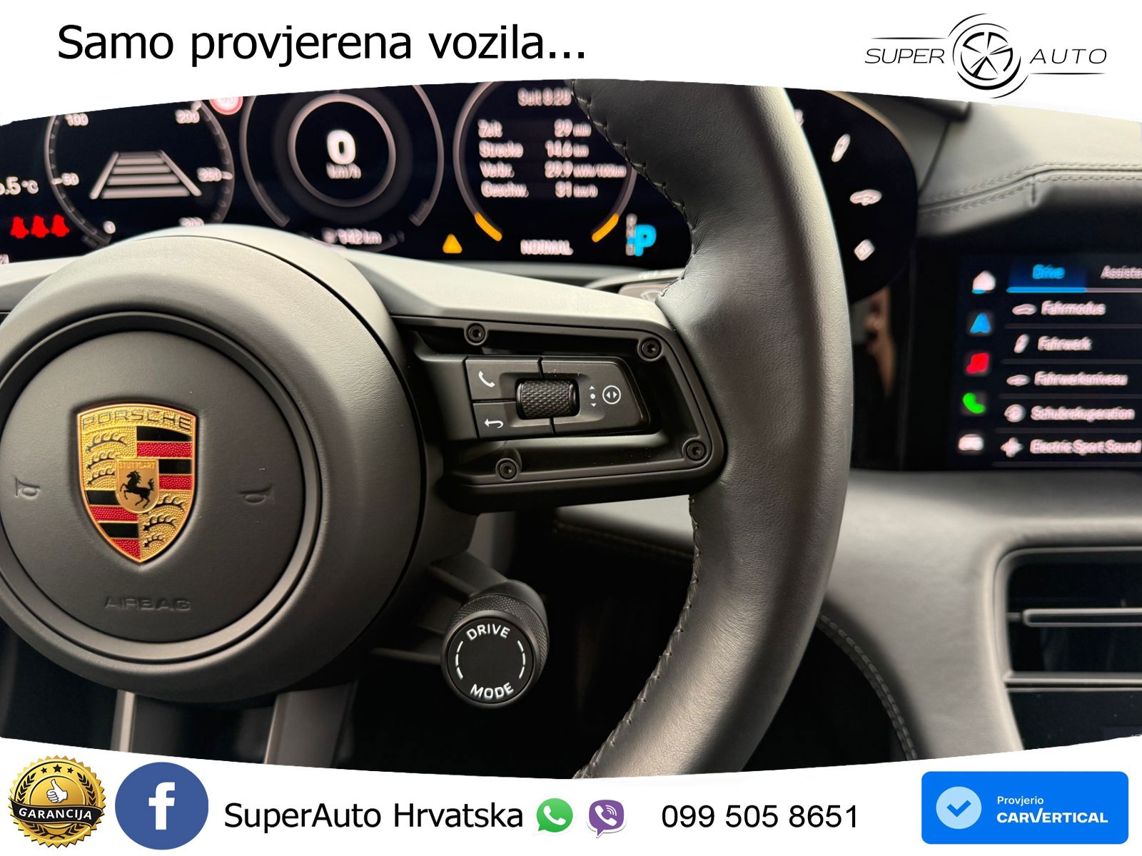 Porsche Taycan Sport Turismo GTS Performance Plus 93.4 kWh (598 KS)