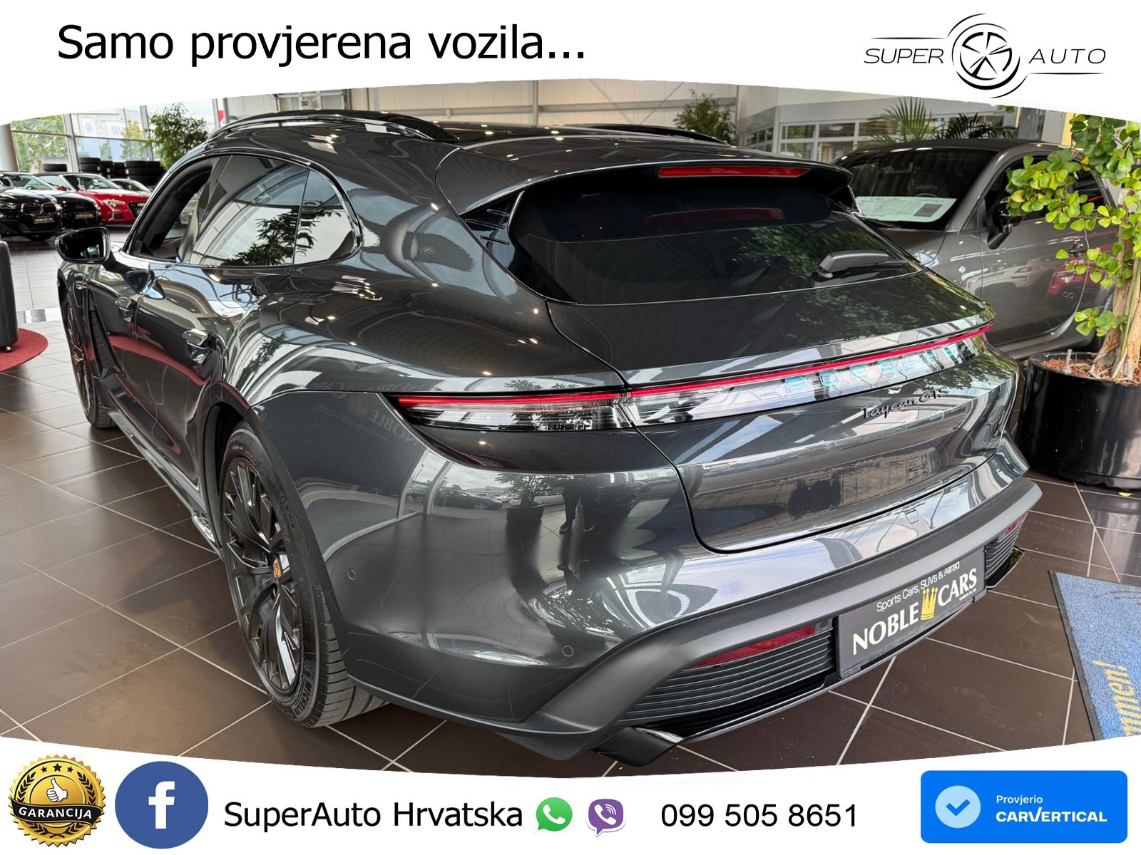 Porsche Taycan Sport Turismo GTS Performance Plus 93.4 kWh (598 KS)