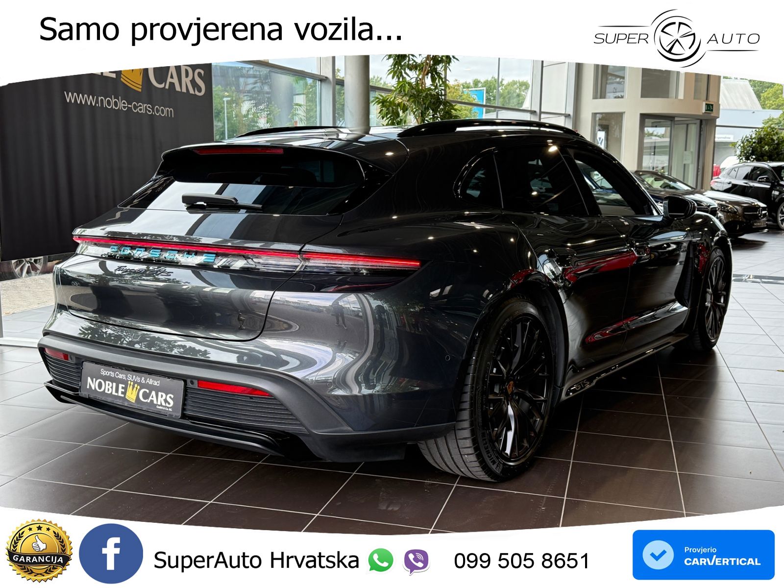 Porsche Taycan Sport Turismo GTS Performance Plus 93.4 kWh (598 KS)