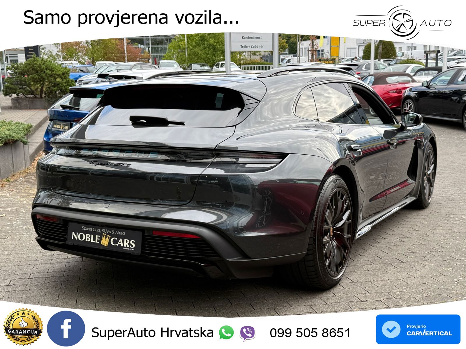 Porsche Taycan Sport Turismo GTS Performance Plus 93.4 kWh (598 KS)