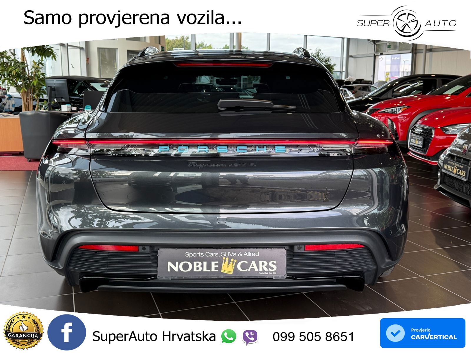 Porsche Taycan Sport Turismo GTS Performance Plus 93.4 kWh (598 KS)