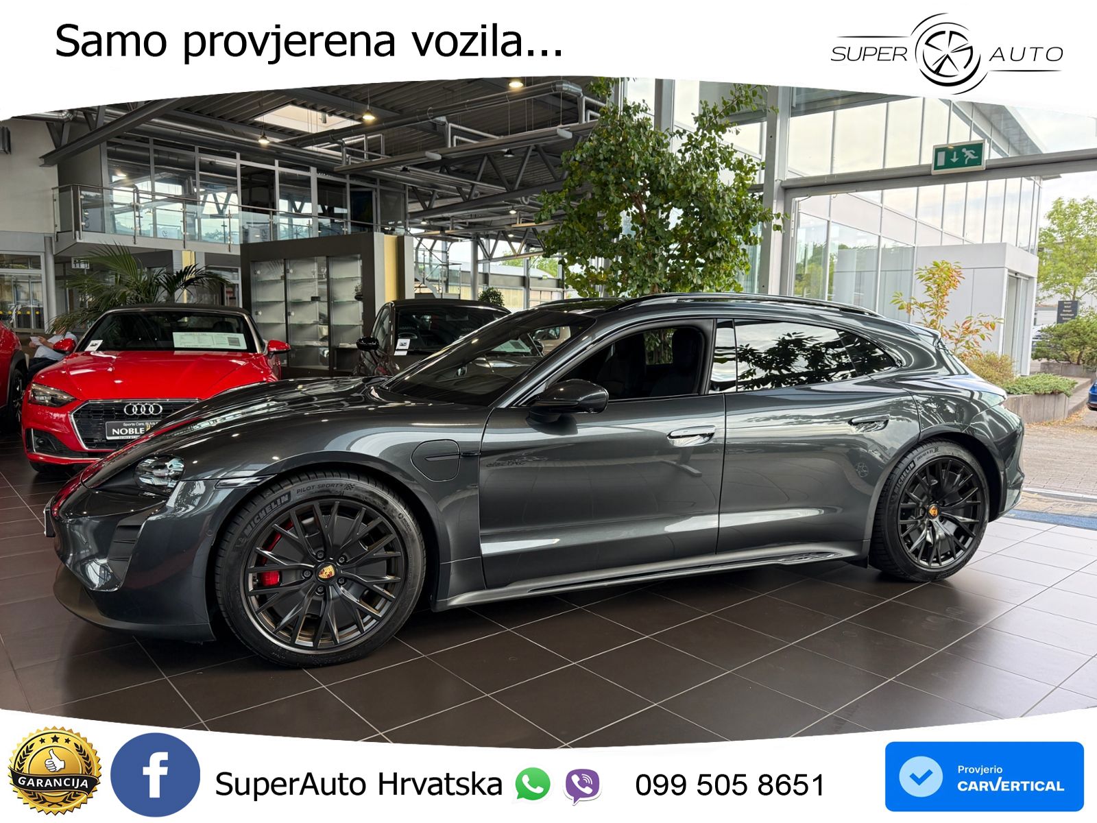 Porsche Taycan Sport Turismo GTS Performance Plus 93.4 kWh (598 KS)
