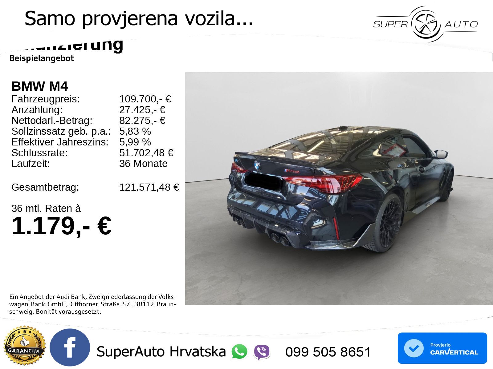 BMW M4 CS 3.0 (550 KS) xDrive Steptronic
