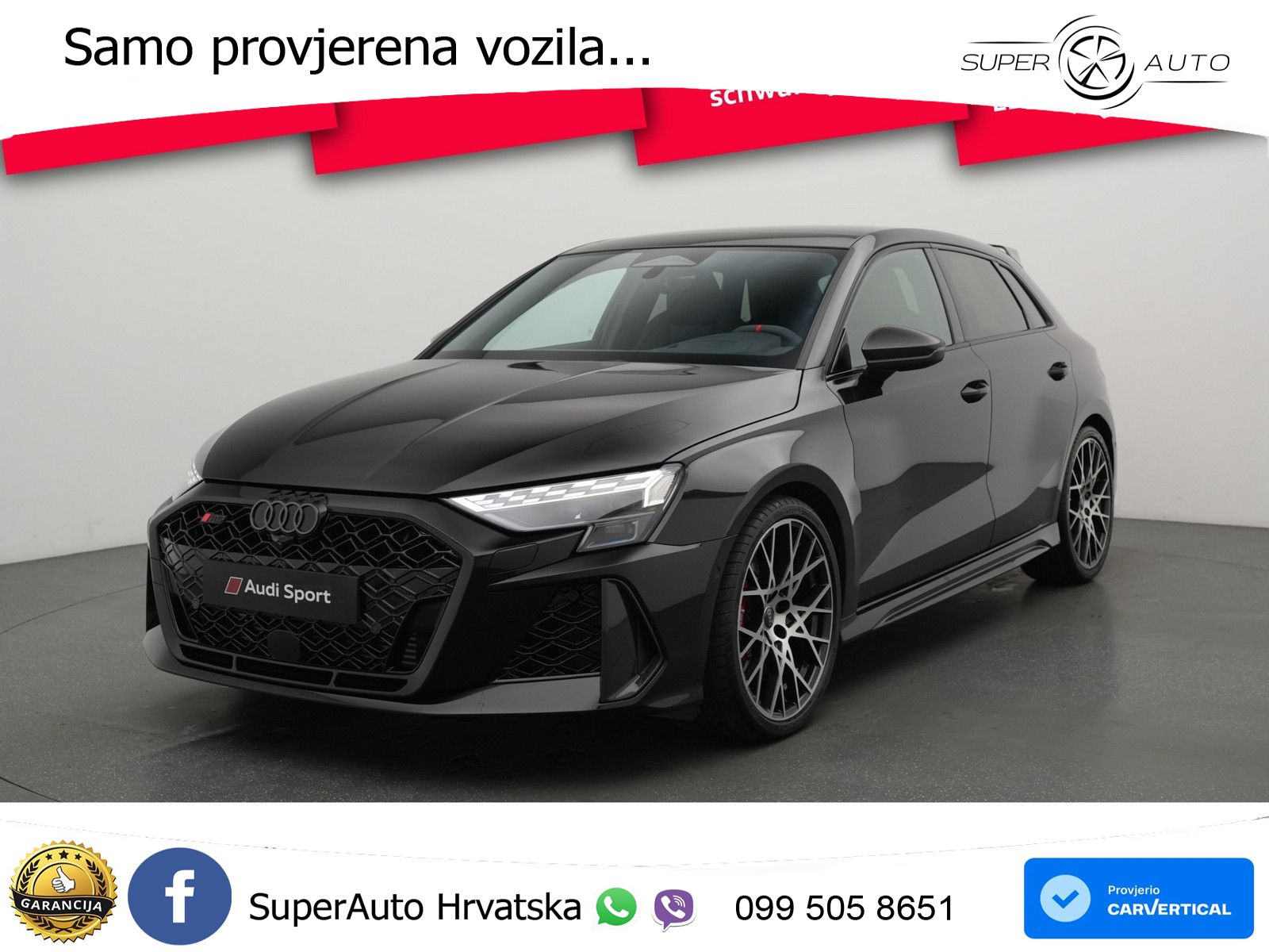 Audi RS3 Sportback 2.5 TFSI (400 KS) quattro S tronic LED+GR SJED+ACC