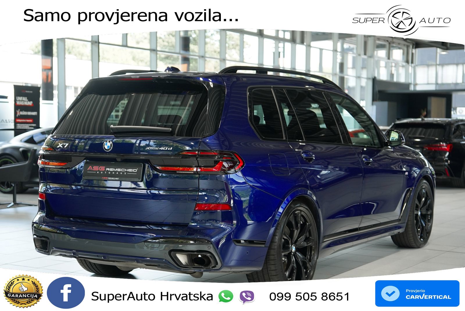 BMW X7 40d (352 KS) xDrive Steptronic M Sport LED+GR SJED+ACC