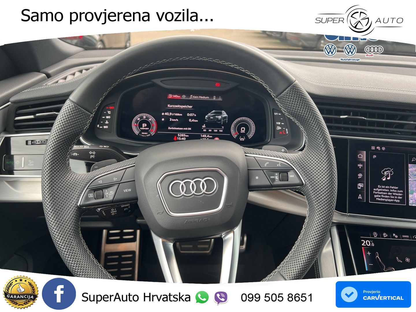 Audi Q8 50 TDI V6 (286 KS) quattro Tiptronic
