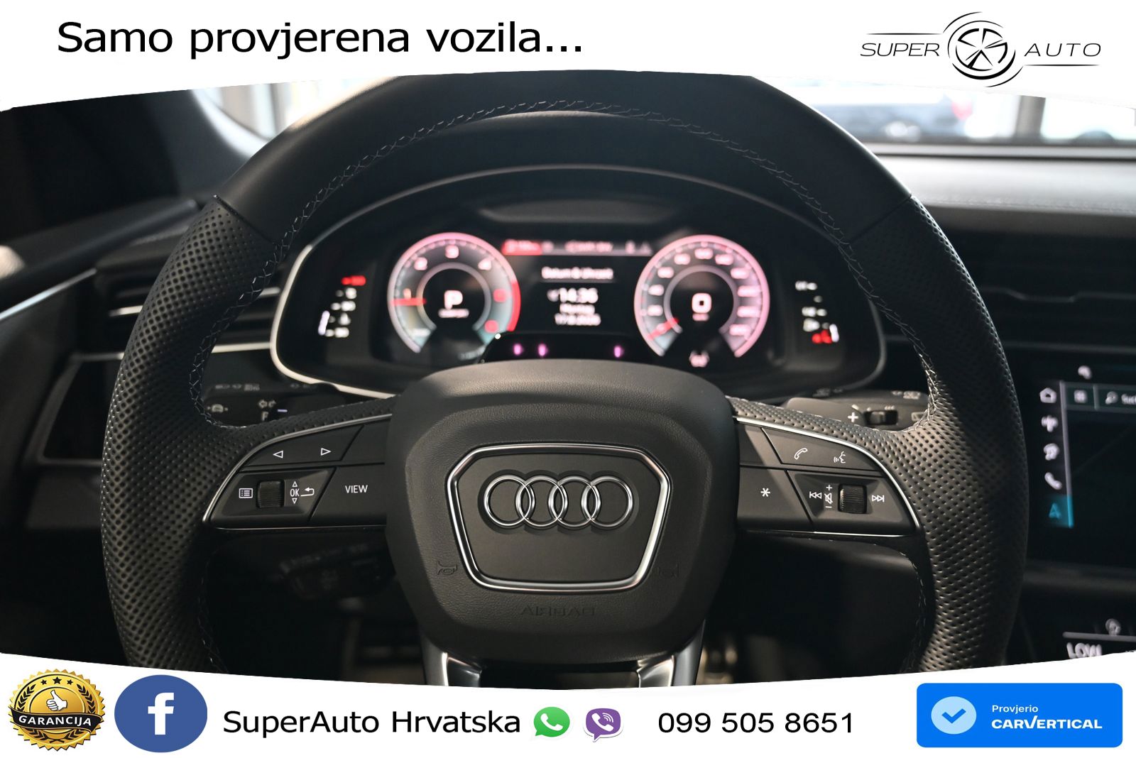 Audi Q8 50 TDI V6 (286 KS) quattro Tiptronic S line LED+GR SJED+ACC