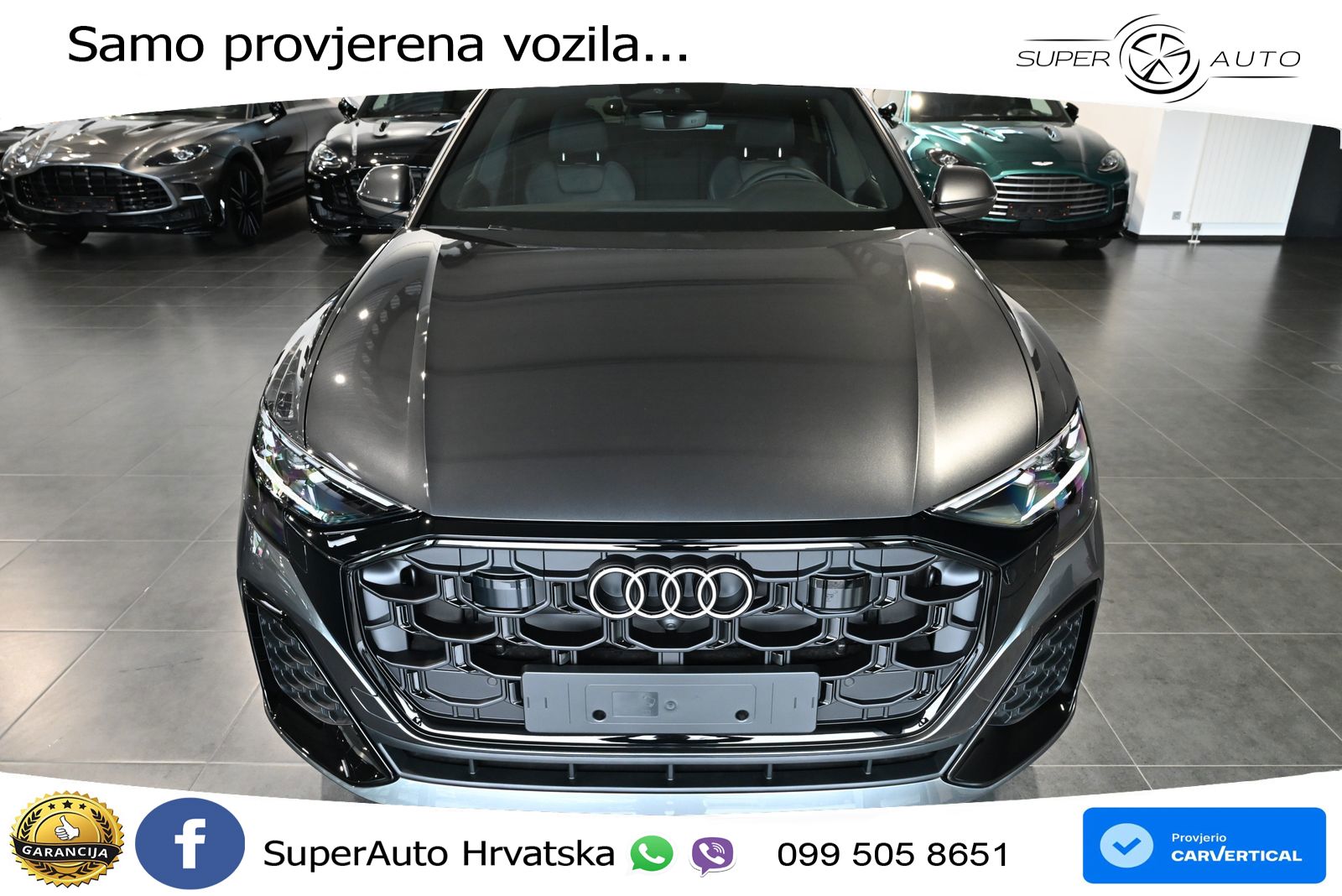 Audi Q8 50 TDI V6 (286 KS) quattro Tiptronic S line LED+GR SJED+ACC
