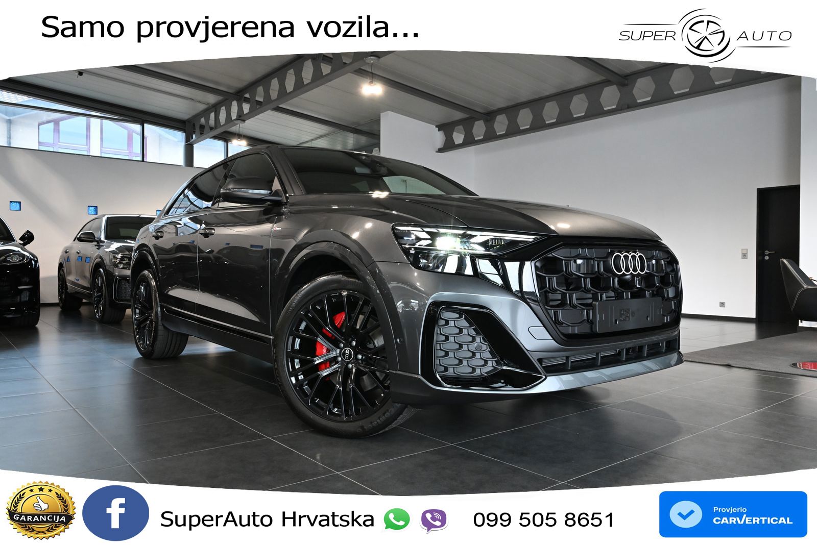 Audi Q8 50 TDI V6 (286 KS) quattro Tiptronic S line LED+GR SJED+ACC