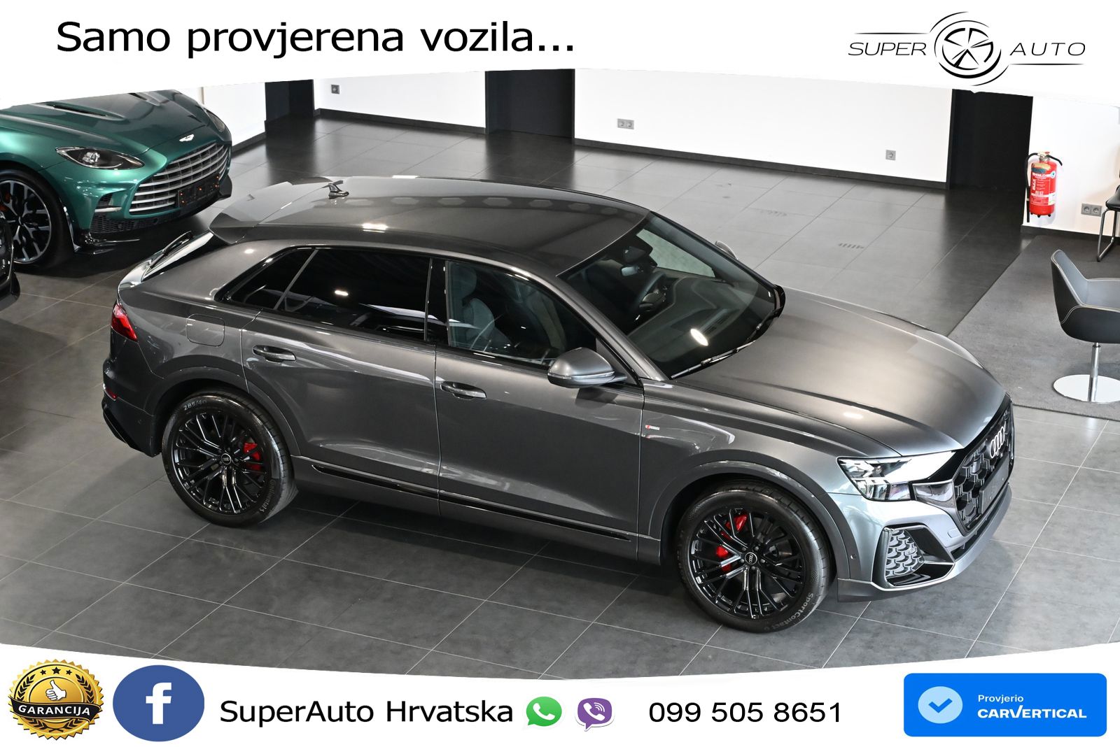 Audi Q8 50 TDI V6 (286 KS) quattro Tiptronic S line LED+GR SJED+ACC