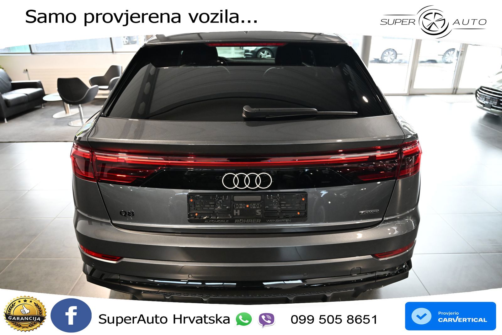Audi Q8 50 TDI V6 (286 KS) quattro Tiptronic S line LED+GR SJED+ACC