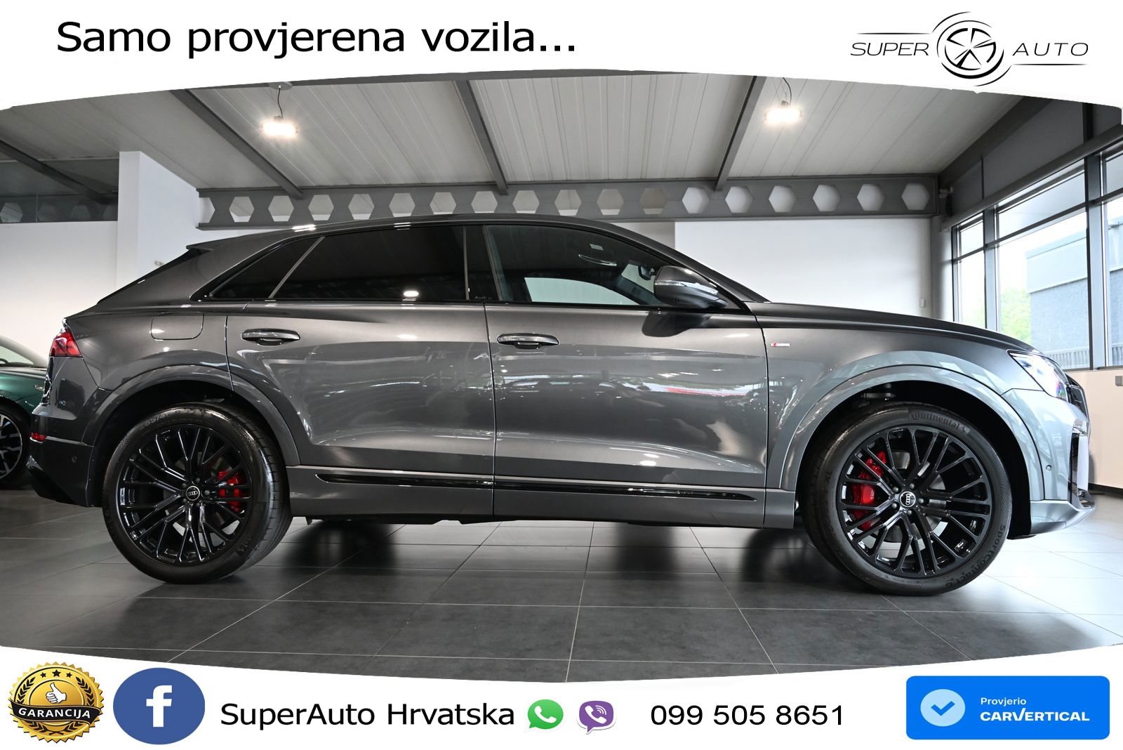 Audi Q8 50 TDI V6 (286 KS) quattro Tiptronic S line LED+GR SJED+ACC