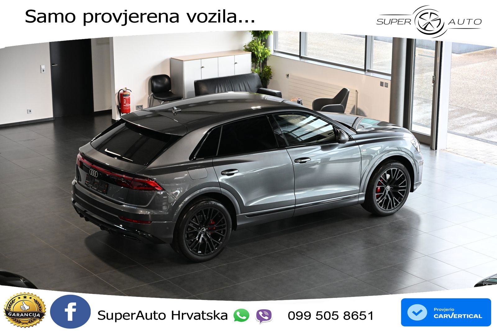 Audi Q8 50 TDI V6 (286 KS) quattro Tiptronic S line LED+GR SJED+ACC