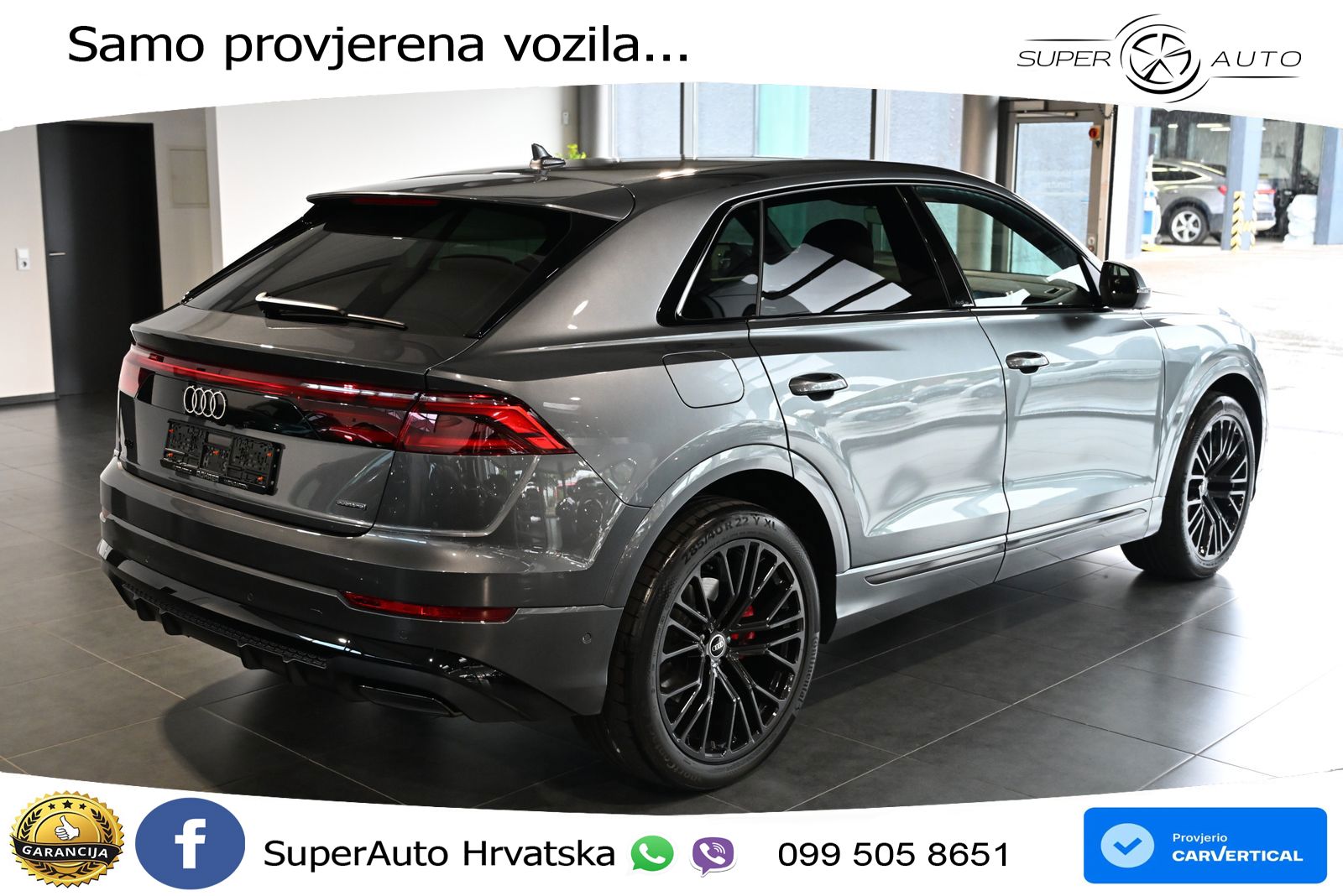 Audi Q8 50 TDI V6 (286 KS) quattro Tiptronic S line LED+GR SJED+ACC